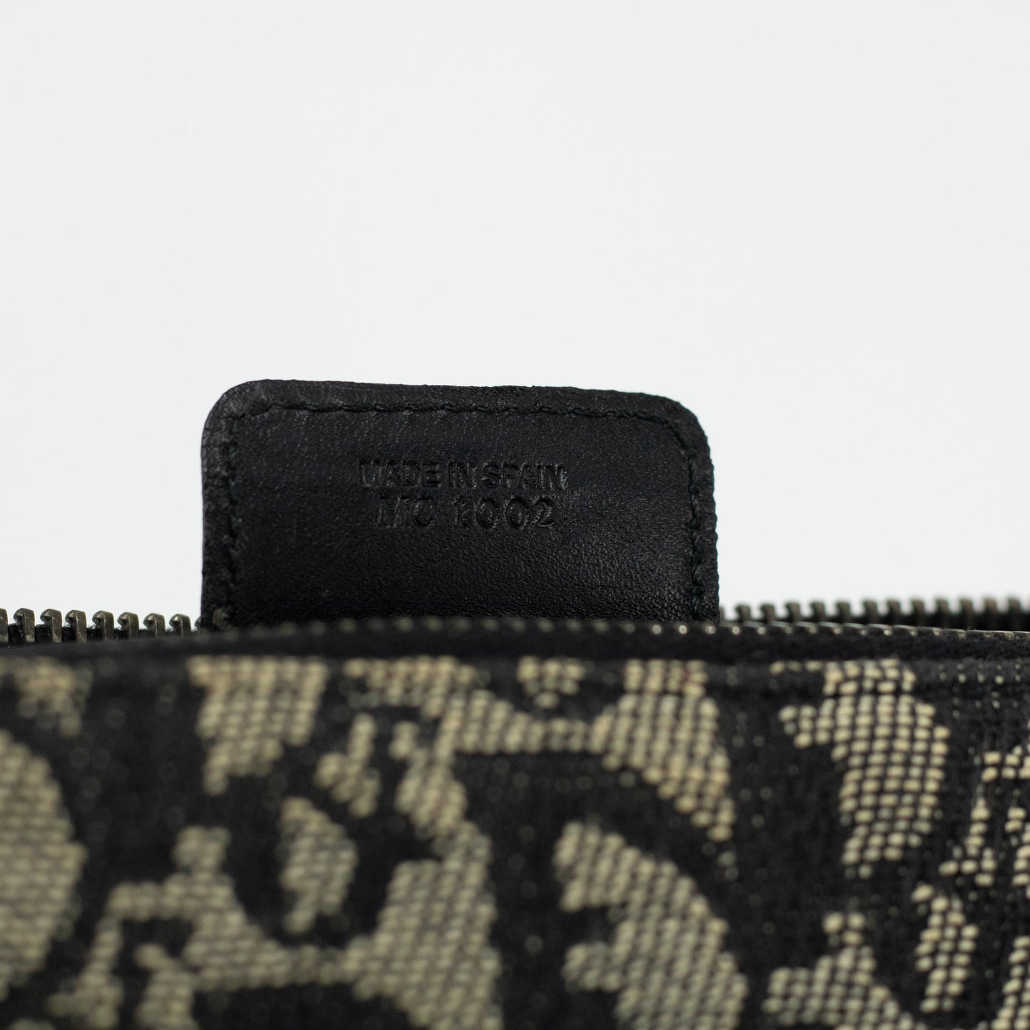 Christian Dior Navy Canvas Trotter Saddle Pochette #1609