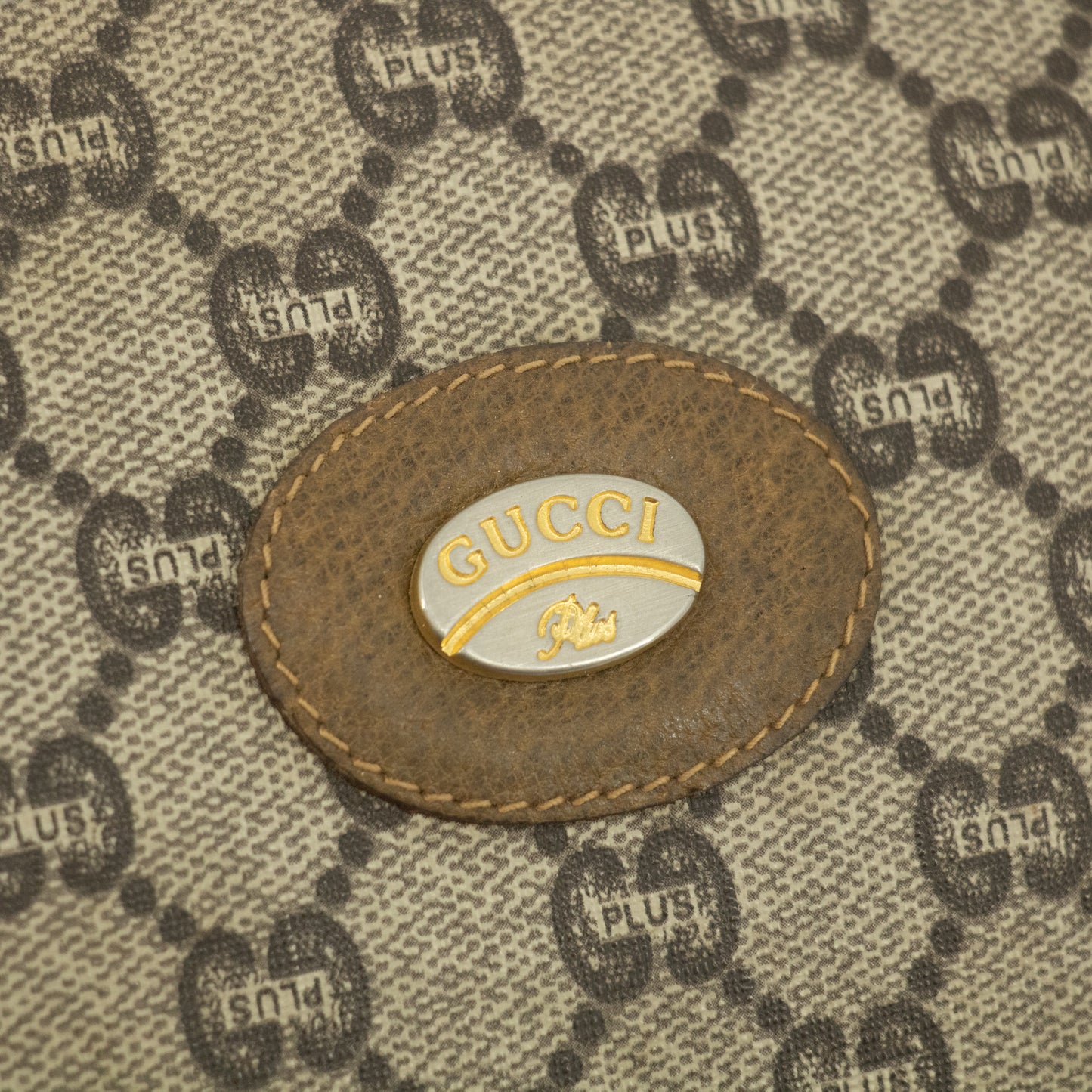 Gucci GG Plus Canvas Coated Clutch #1612