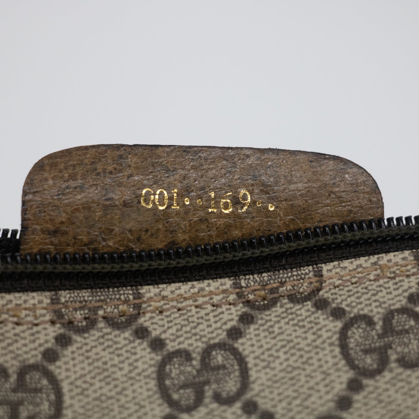 Gucci GG Canvas Coated Pouch Crossbody Bag #1687