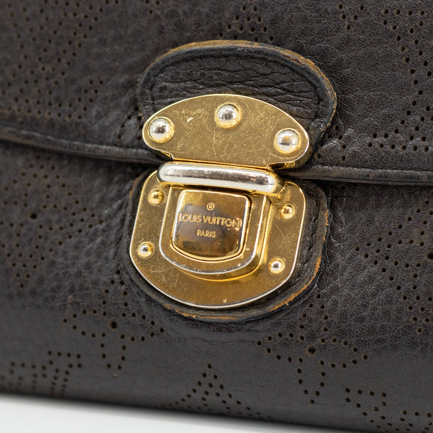 Louis Vuitton Mahina Brown Elysee Long Wallet #1752