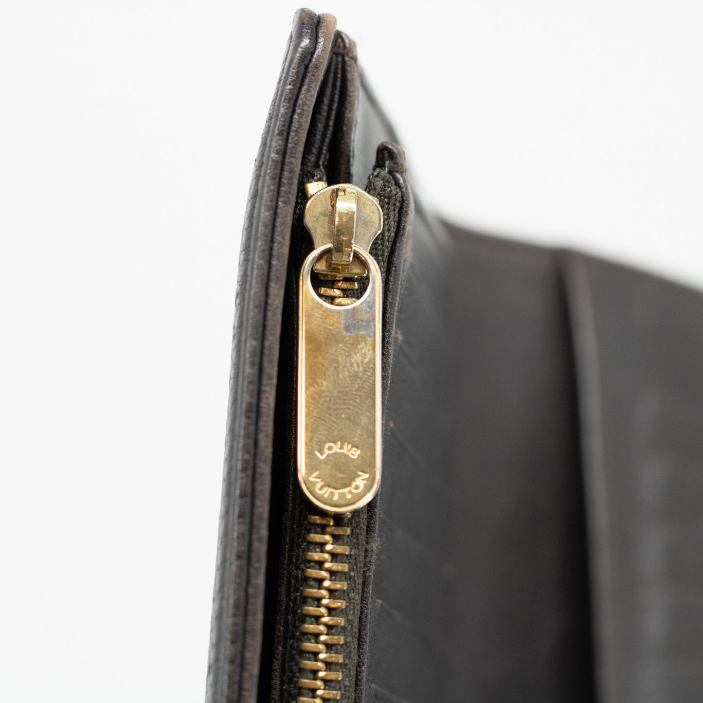 Louis Vuitton Mahina Brown Elysee Long Wallet #1752