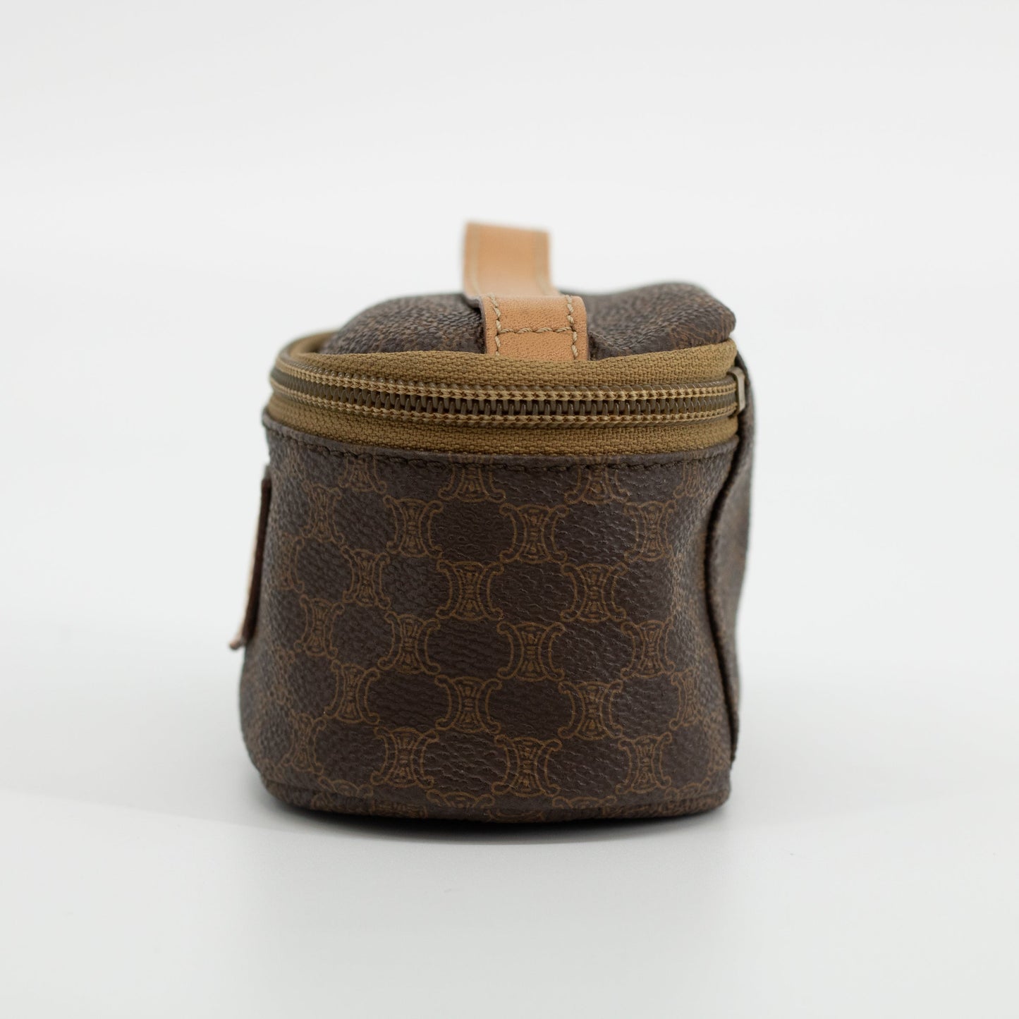 Celine Mini Vanity Case in Brown Macadam Canvas #1766