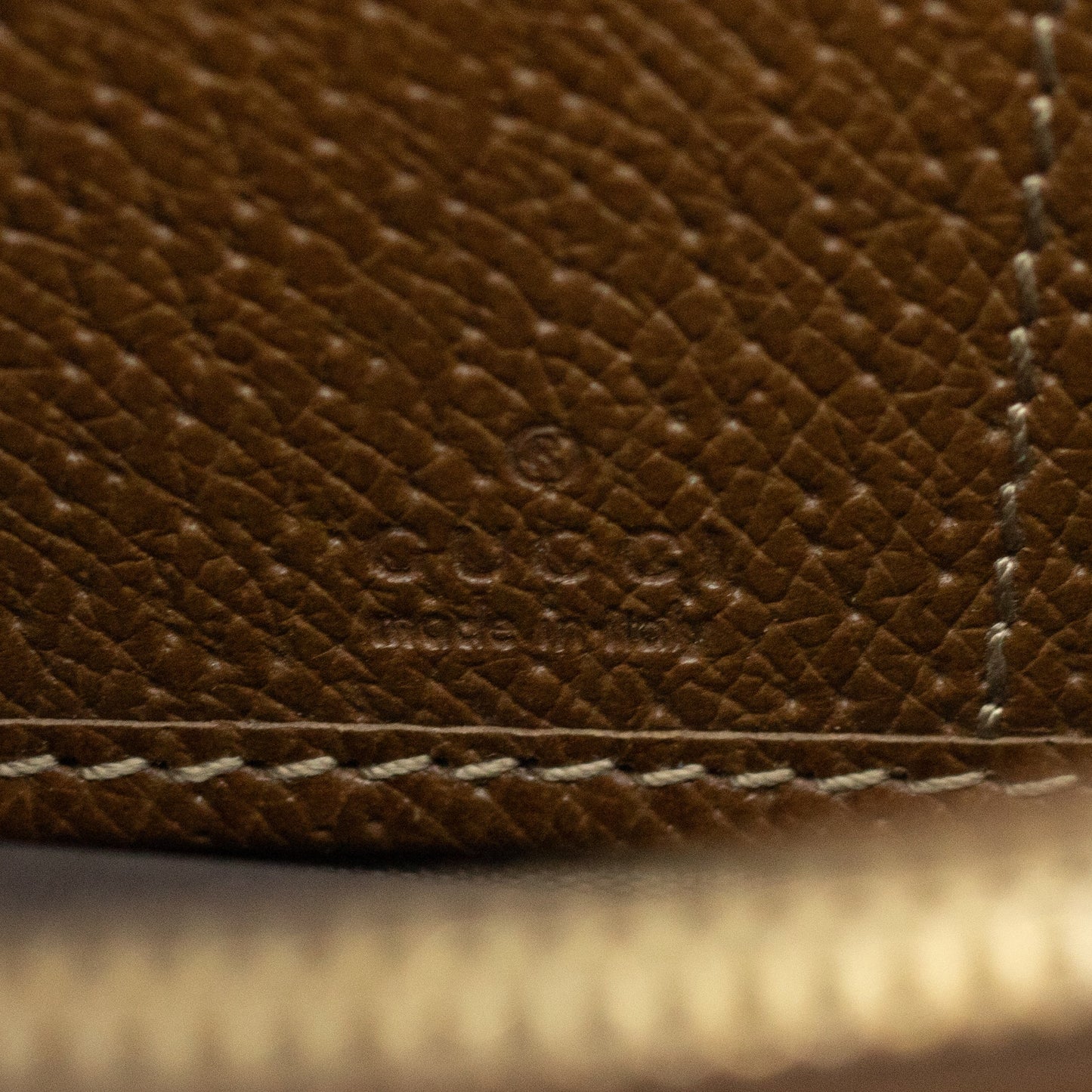 Gucci GG Canvas Brown Zip Around Wallet #1827