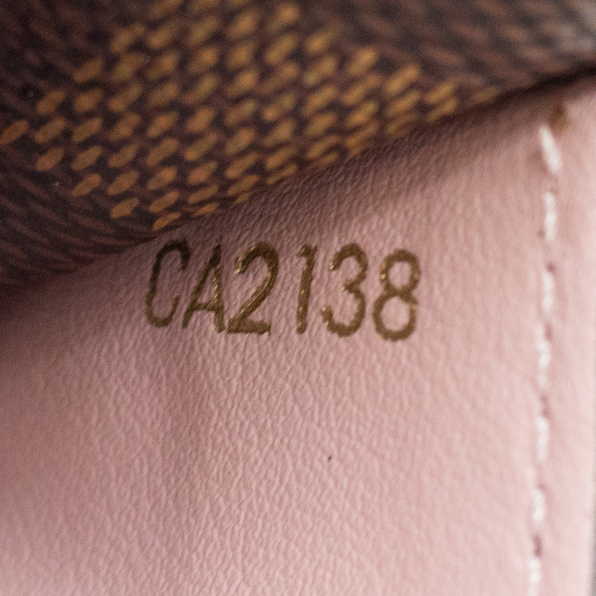 Louis Vuitton Damier Ebene Portefeuille Sarah Long Wallet #1903