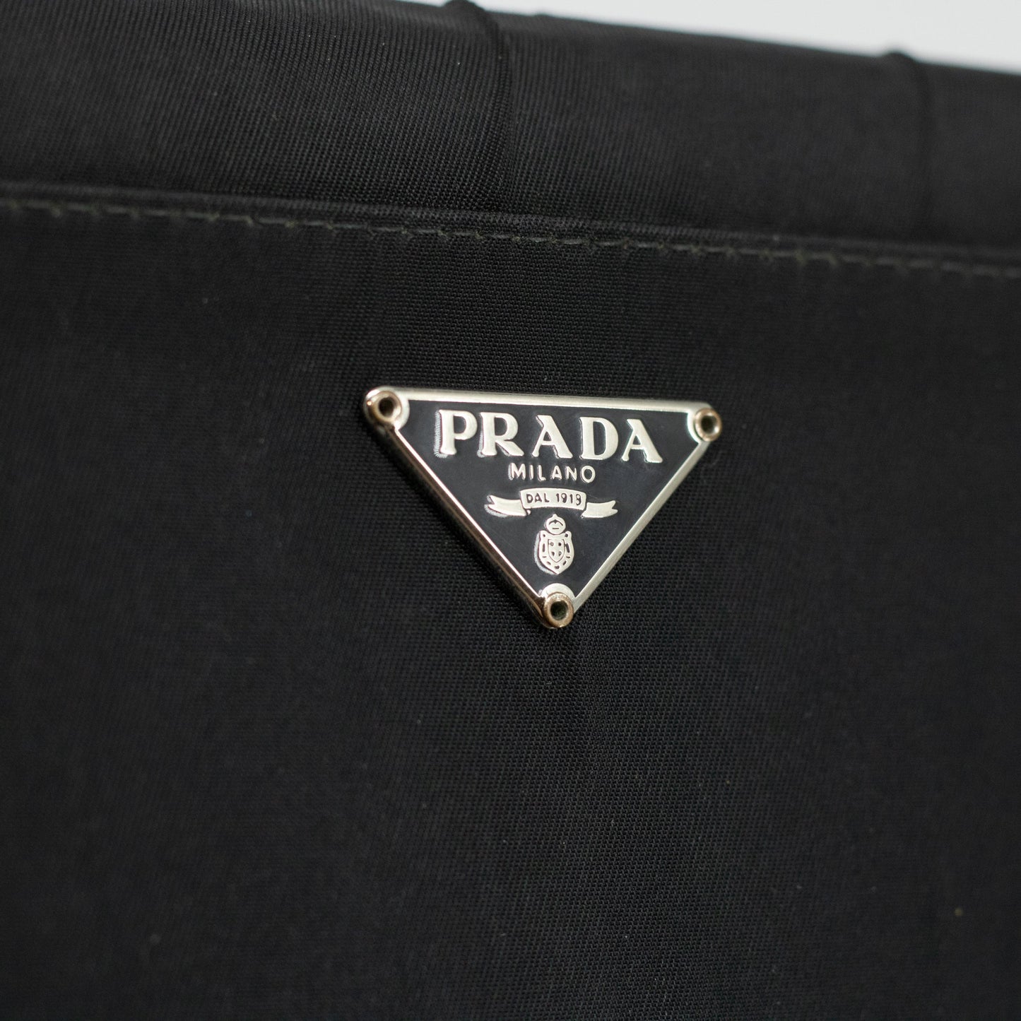 Prada Black Tessuto Nylon Long Wallet #1948