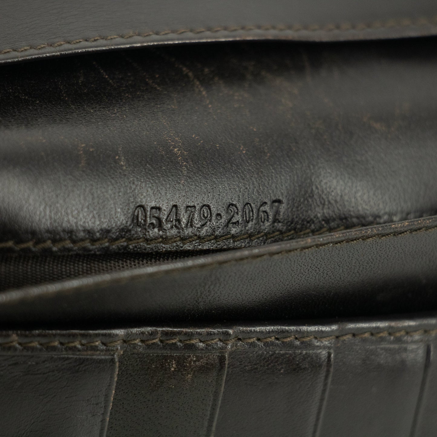 Gucci Brown Sherry Line Jackie GG Canvas Long Wallet #1953