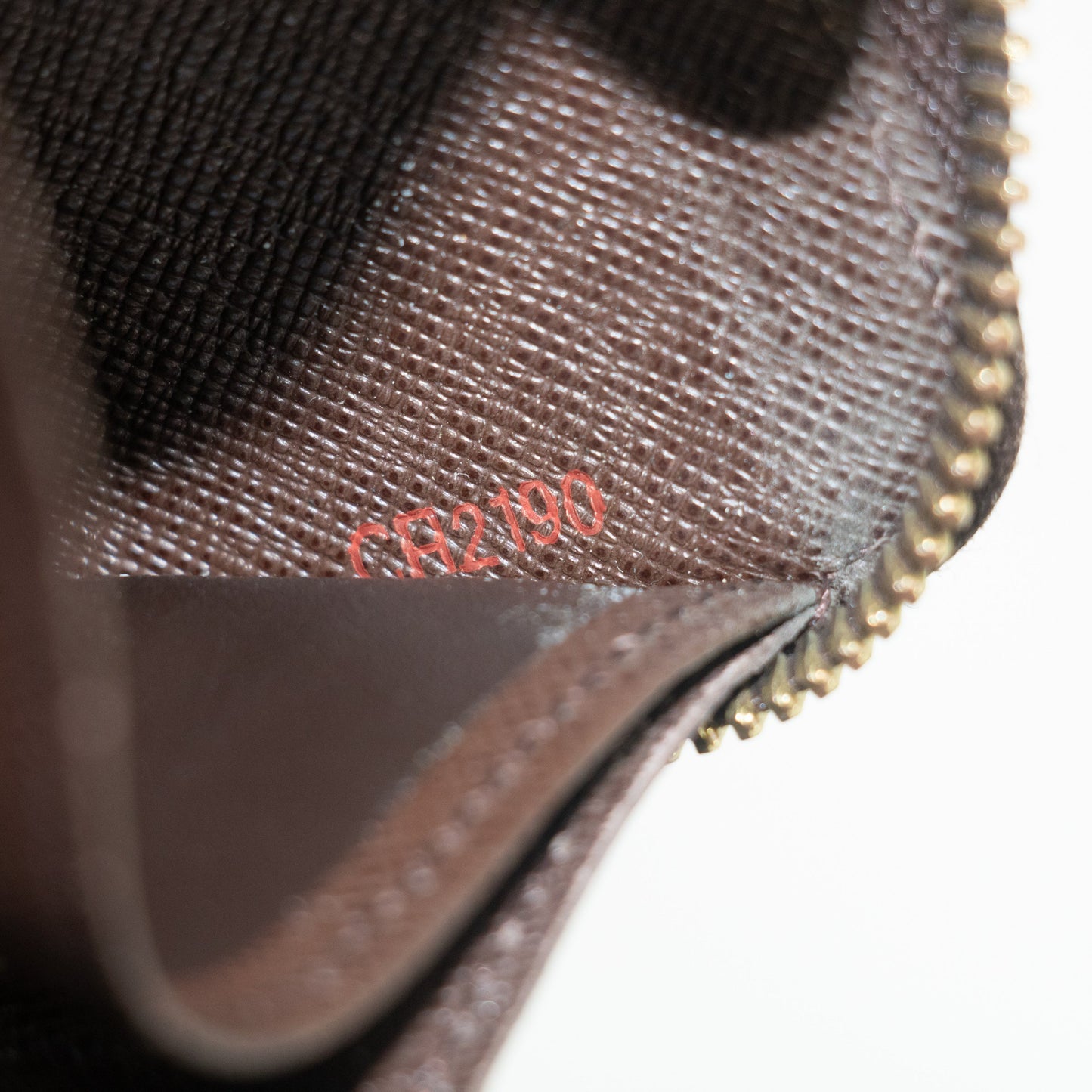 Louis Vuitton Damier Ebene Zippy Wallet #2003