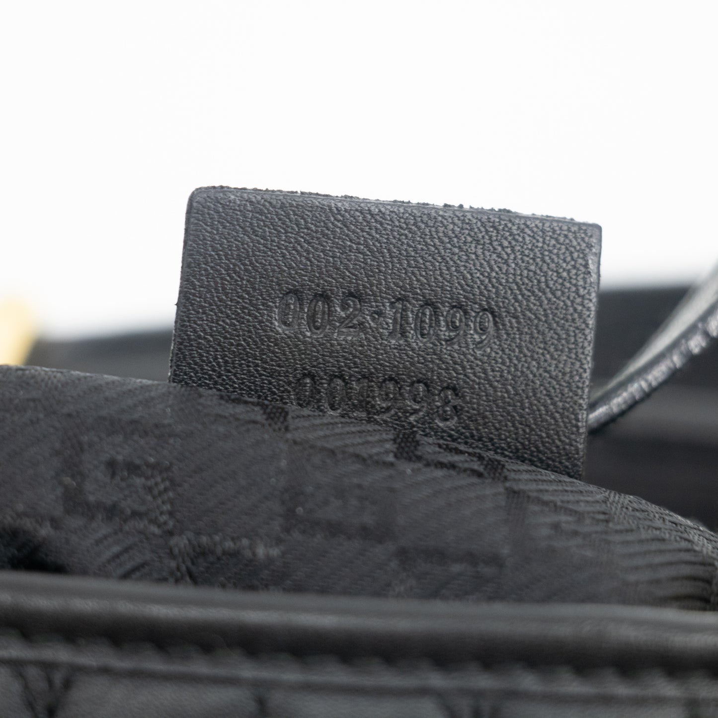 Gucci Black Leather Quilted Bucket Tote Bag #2026