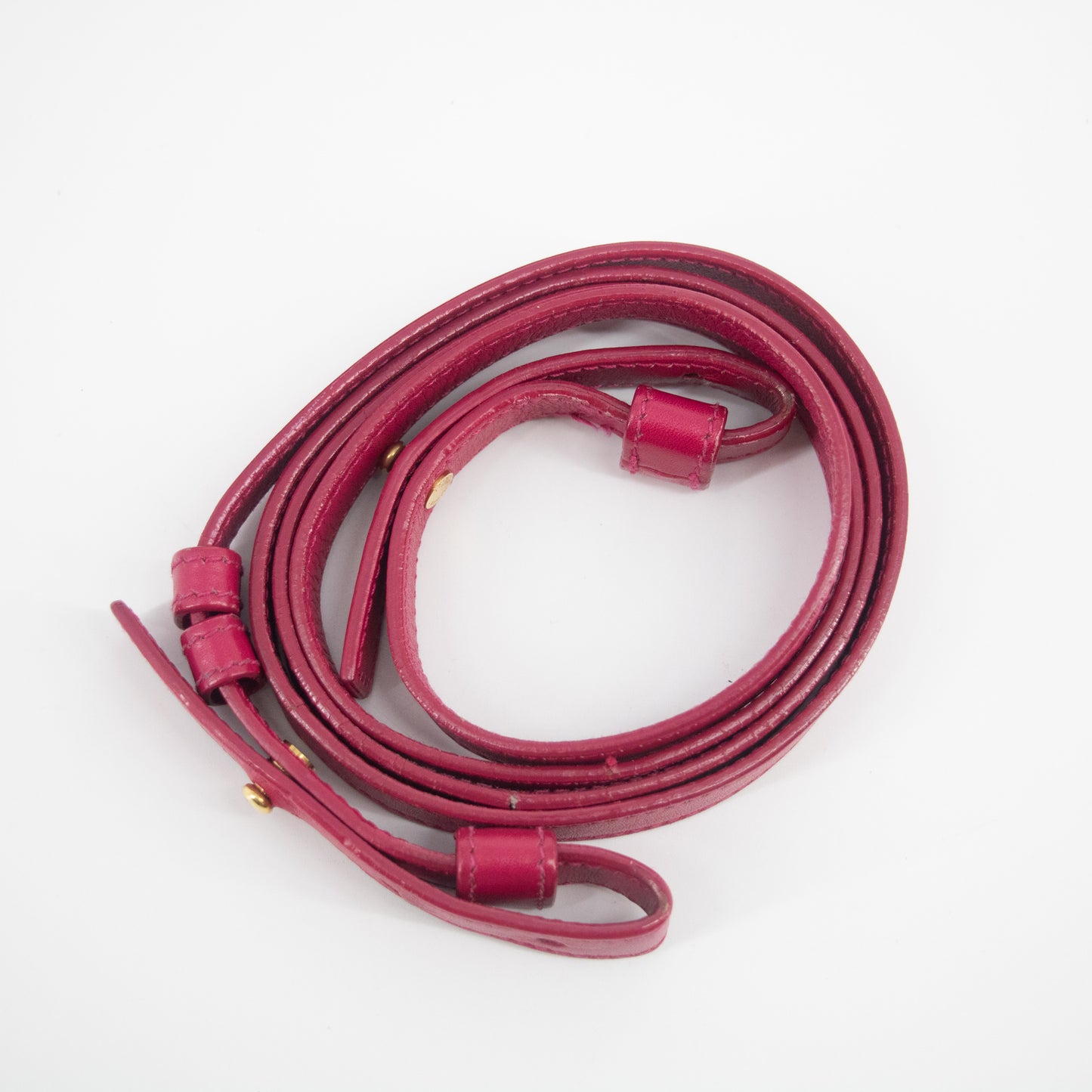 Saint Laurent Pink Leather Baby Duffle w/ Strap #2028