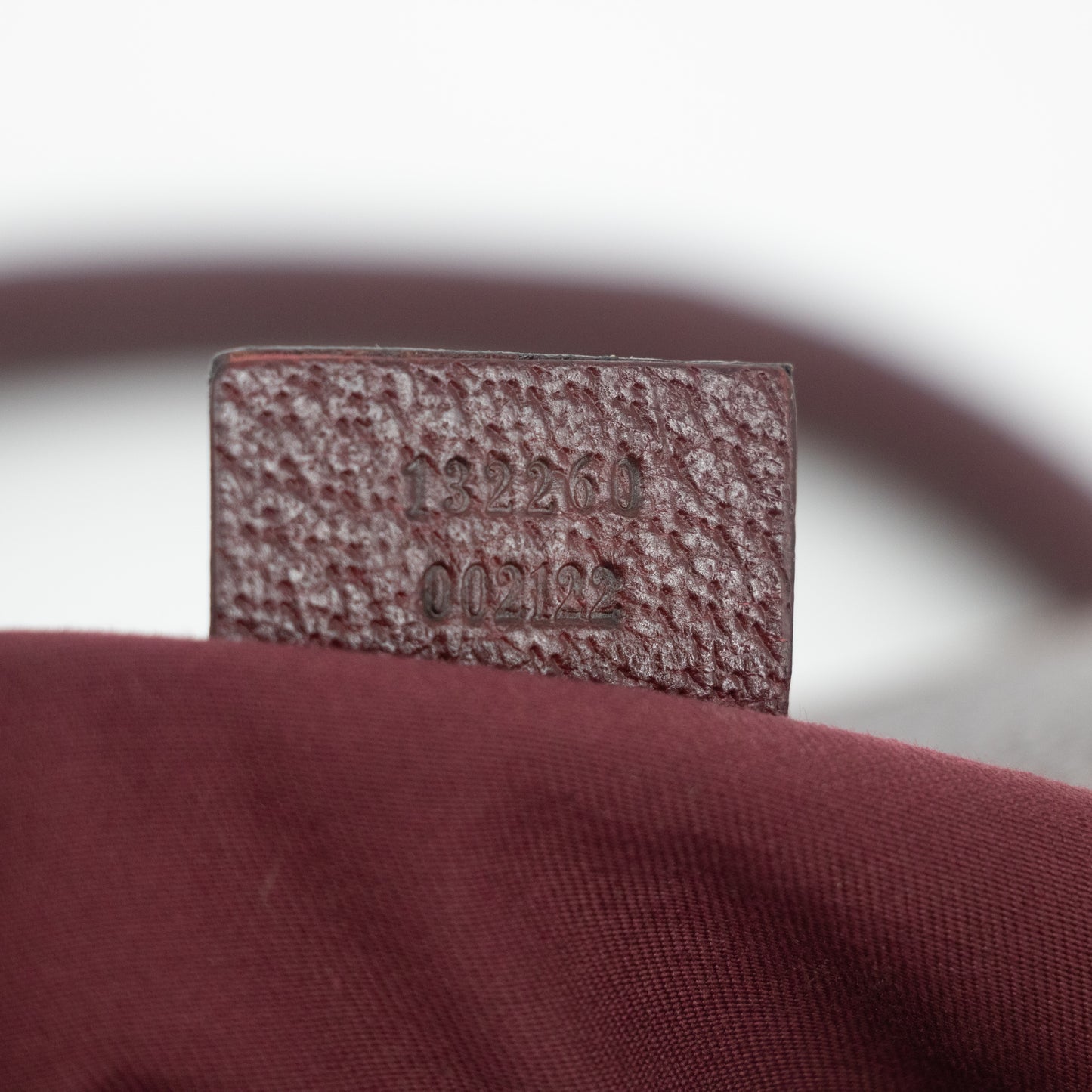 Gucci Brown x Bordeaux GG Canvas x Leather Tote Bag #2031