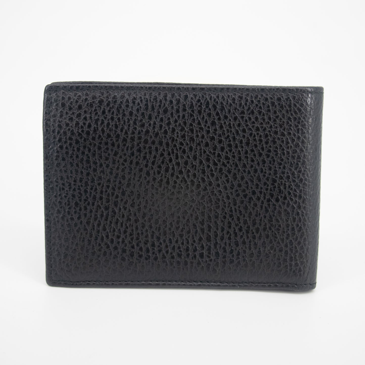 Gucci Black Leather Bifold Wallet #2045