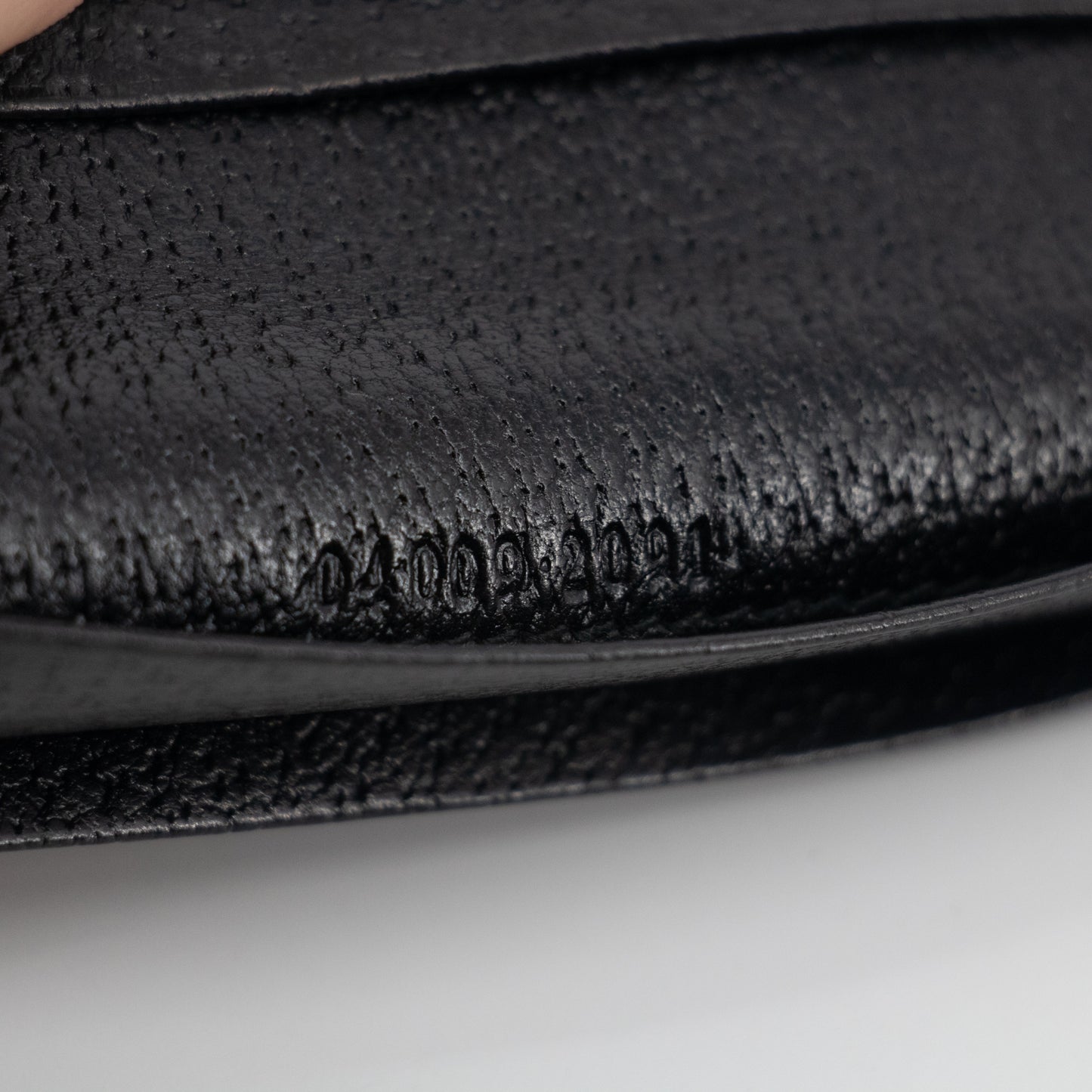 Gucci Black GG Canvas x Leather Card Case #2046