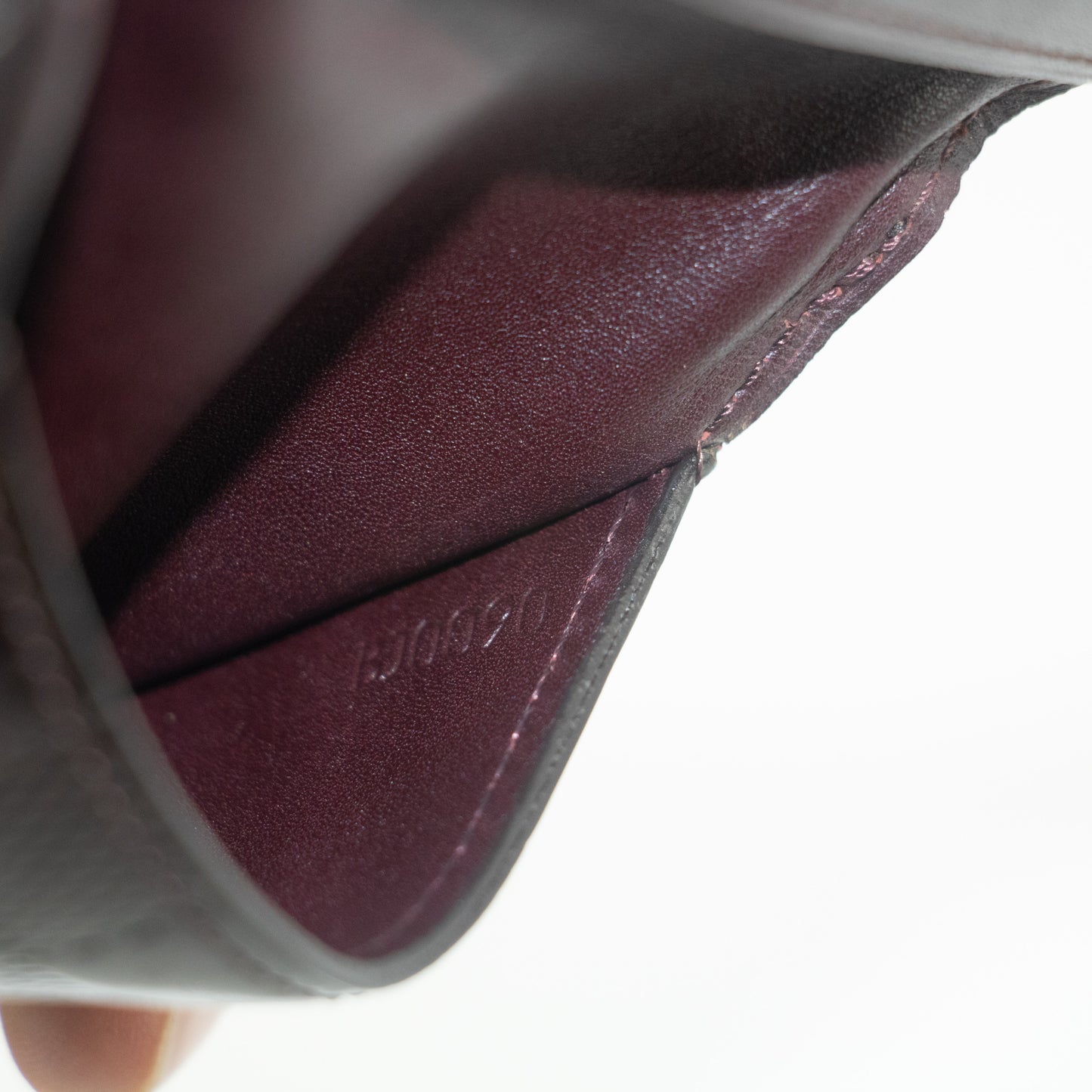 Louis Vuitton Bordeaux Damier Vernis Ludlow Coin Case #2047