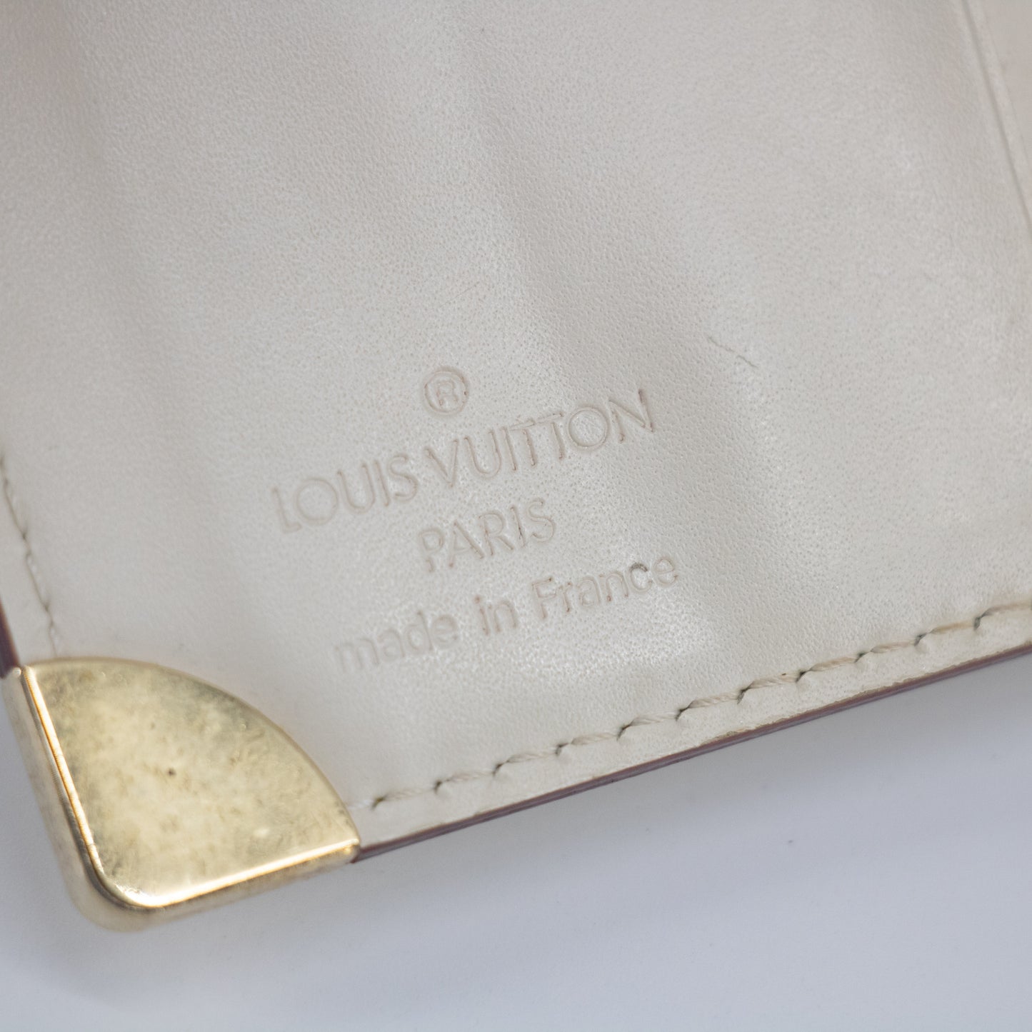 Louis Vuitton Ivory Suhali Compact Zippy Wallet #2055