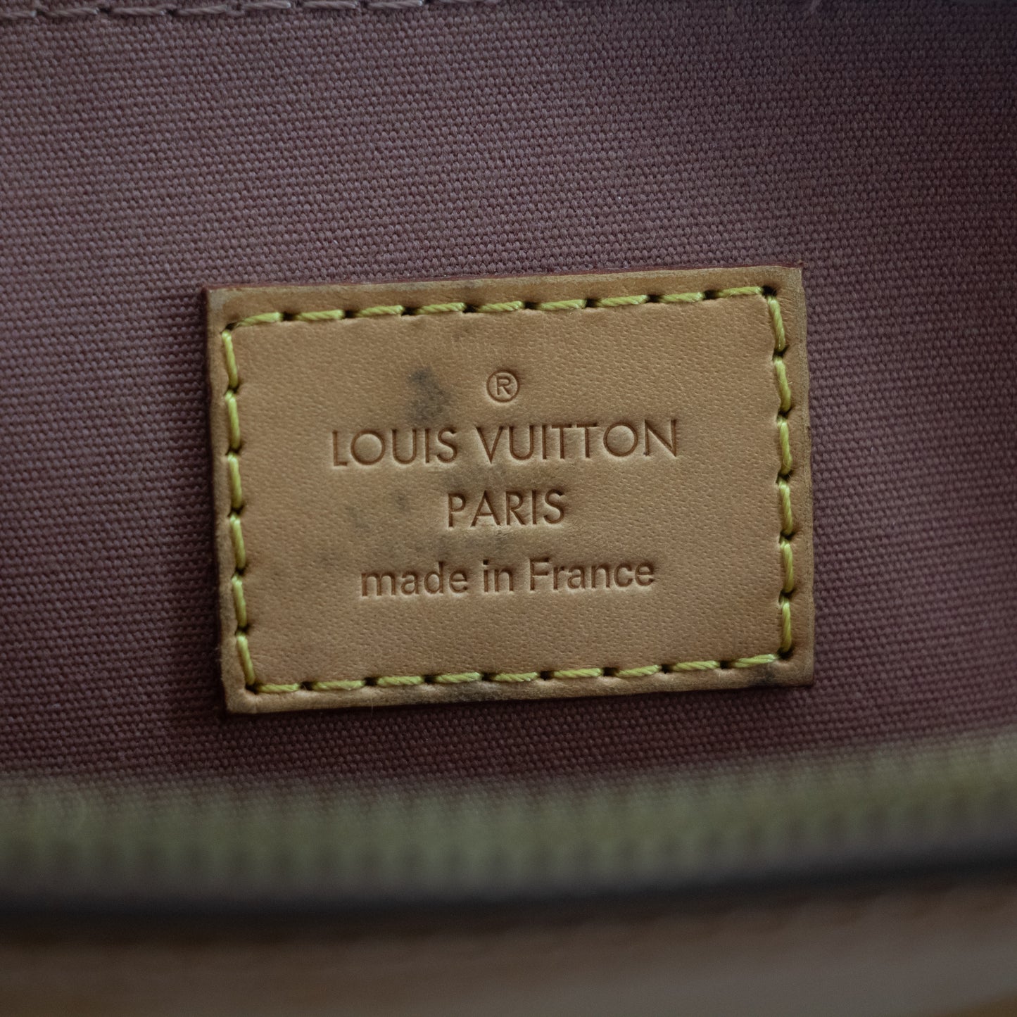 Louis Vuitton Vernis Burnt Orange Alma PM #2073