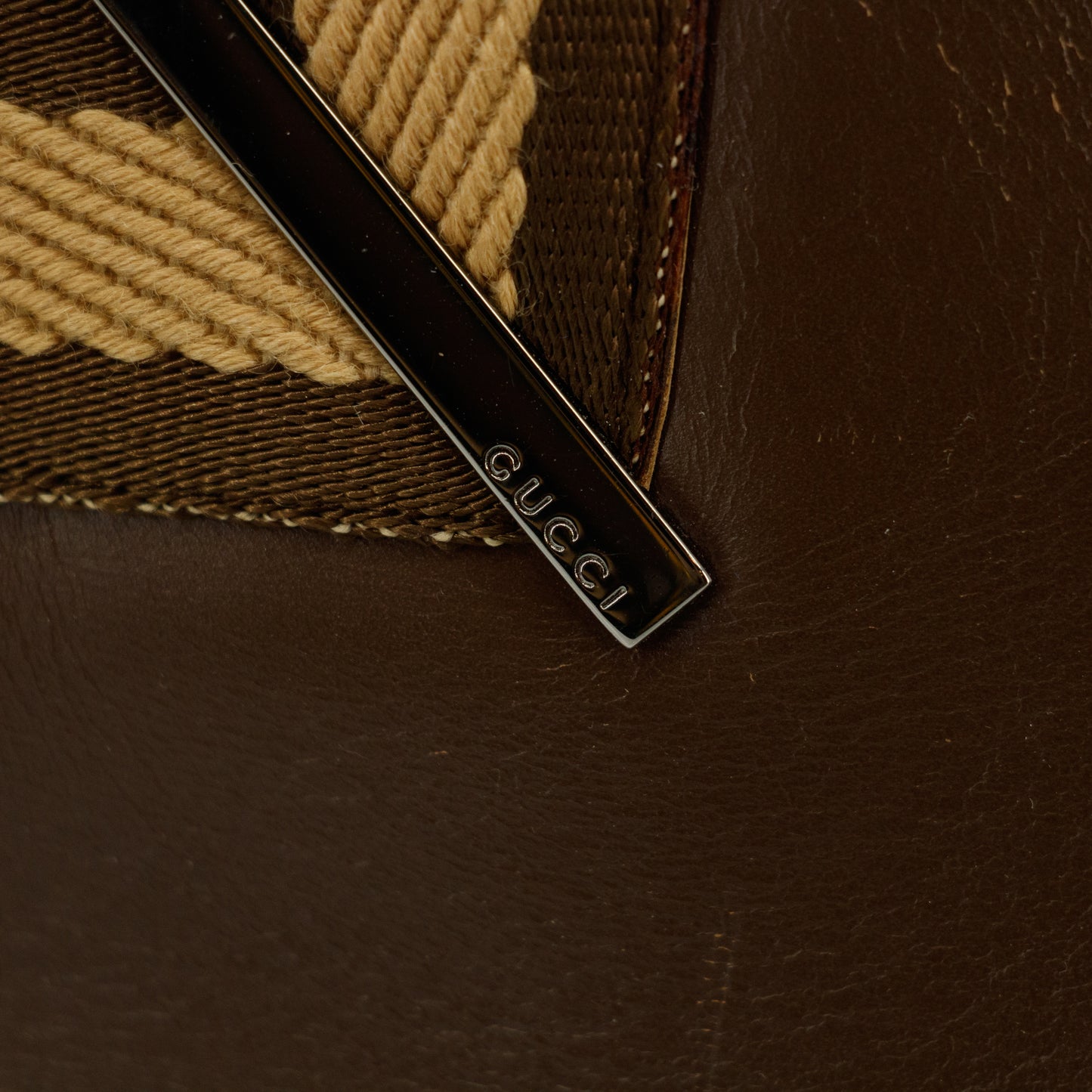 Gucci Brown Leather Tote Bag #2108