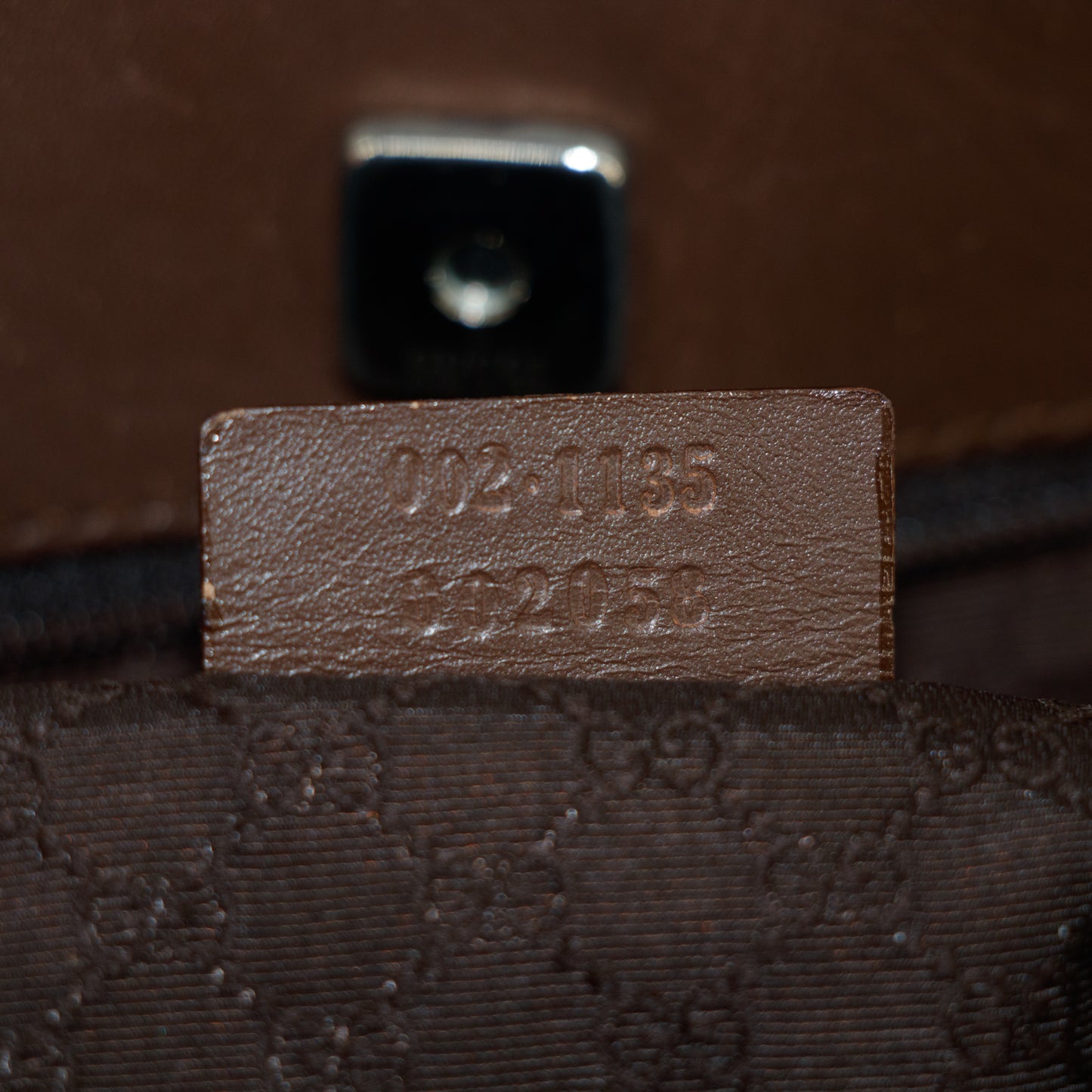 Gucci Brown Leather Tote Bag #2108