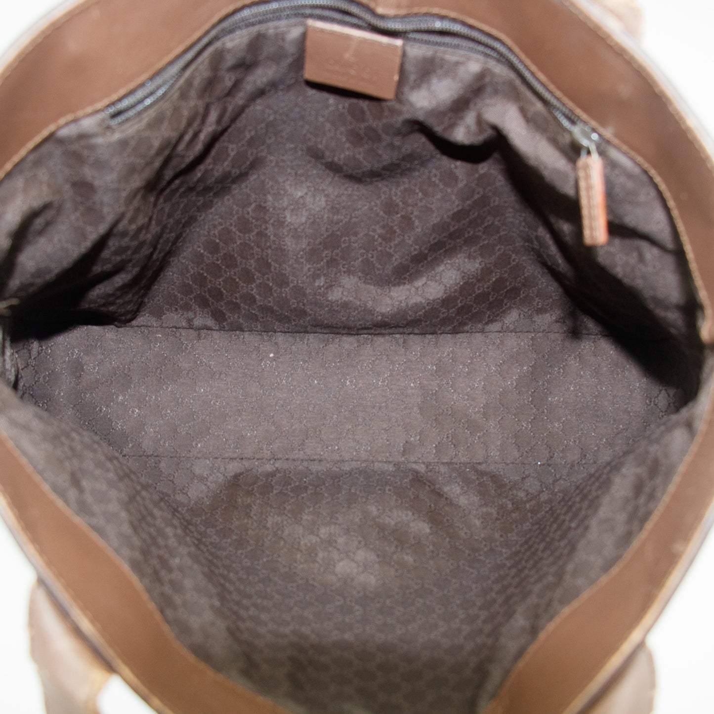 Gucci Brown Leather Tote Bag #2108
