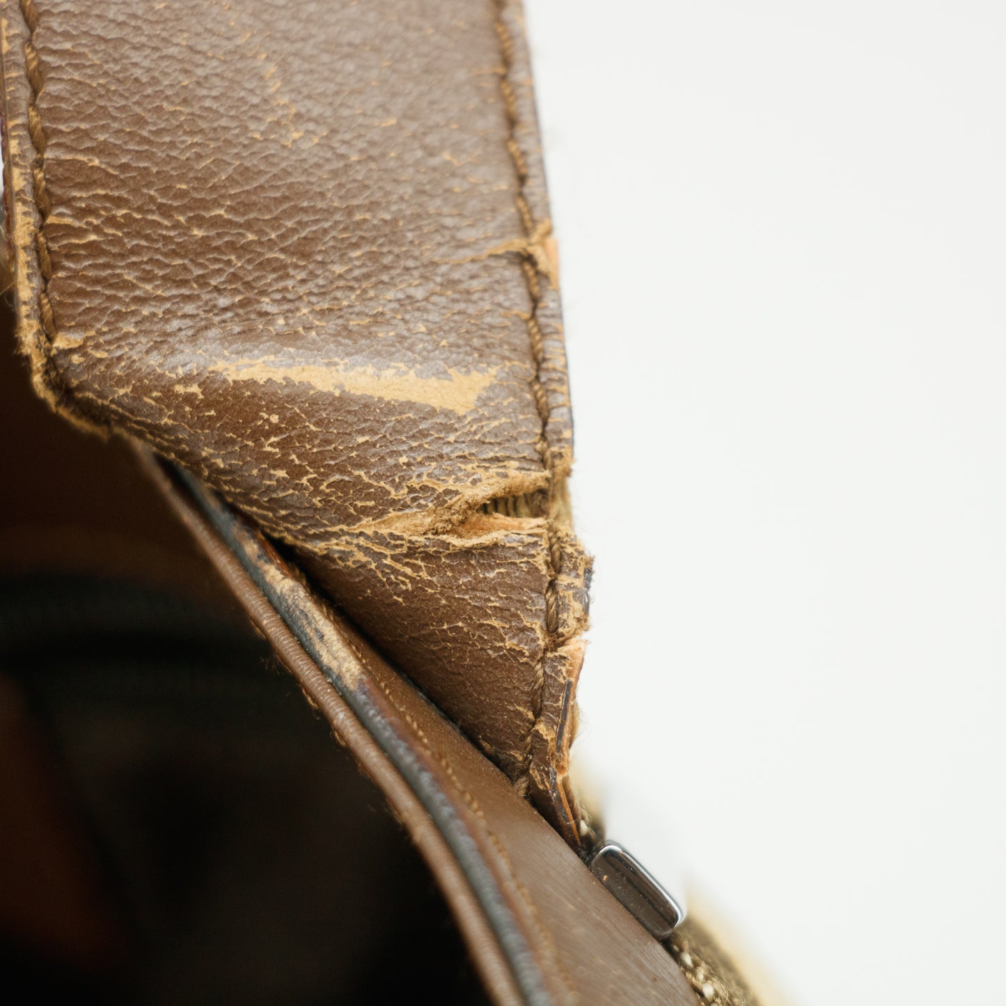 Gucci Brown Leather Tote Bag #2108
