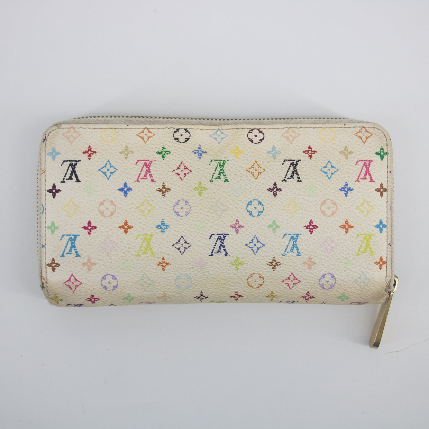 Louis Vuitton Mulicolor Zippy Wallet #2138