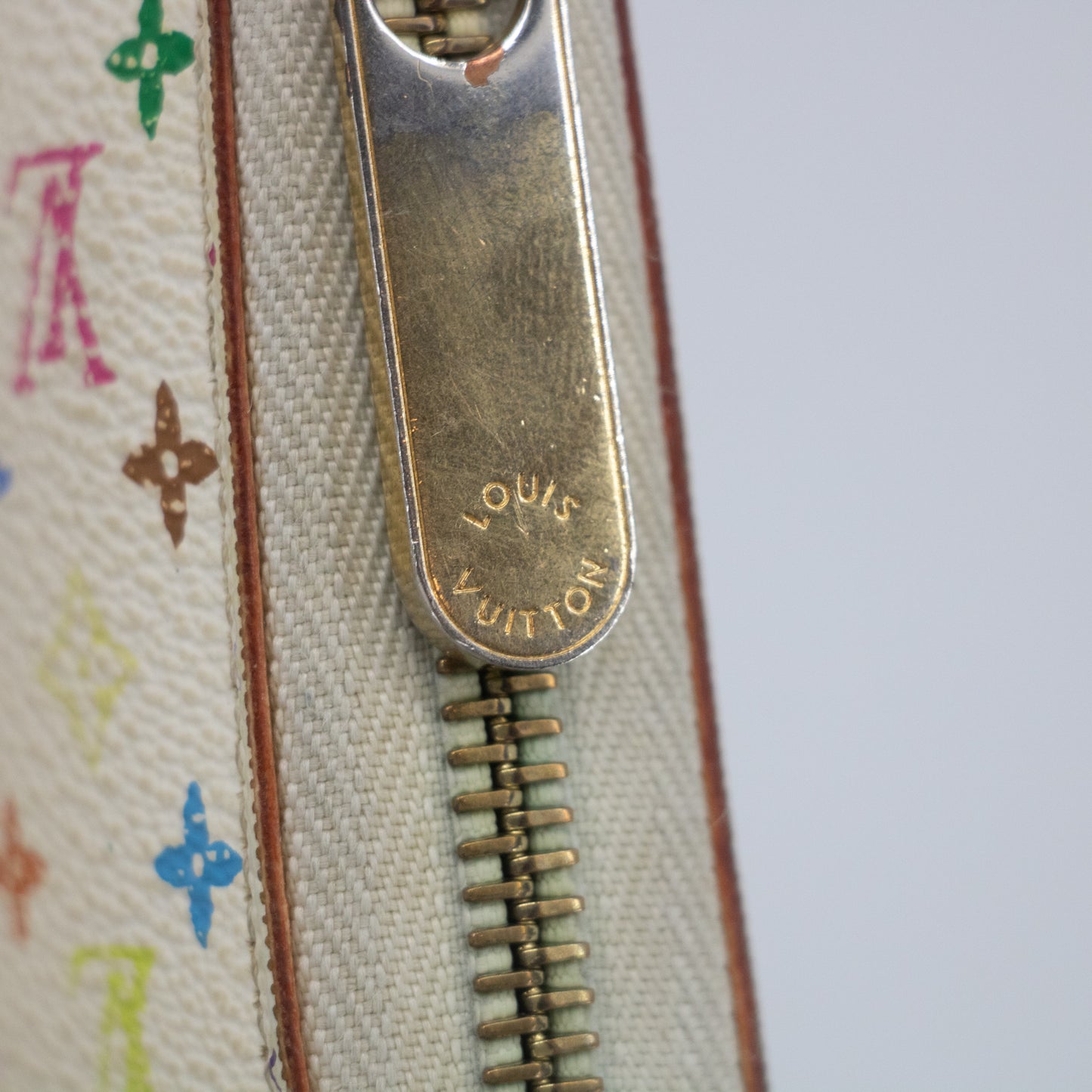 Louis Vuitton Mulicolor Zippy Wallet #2138