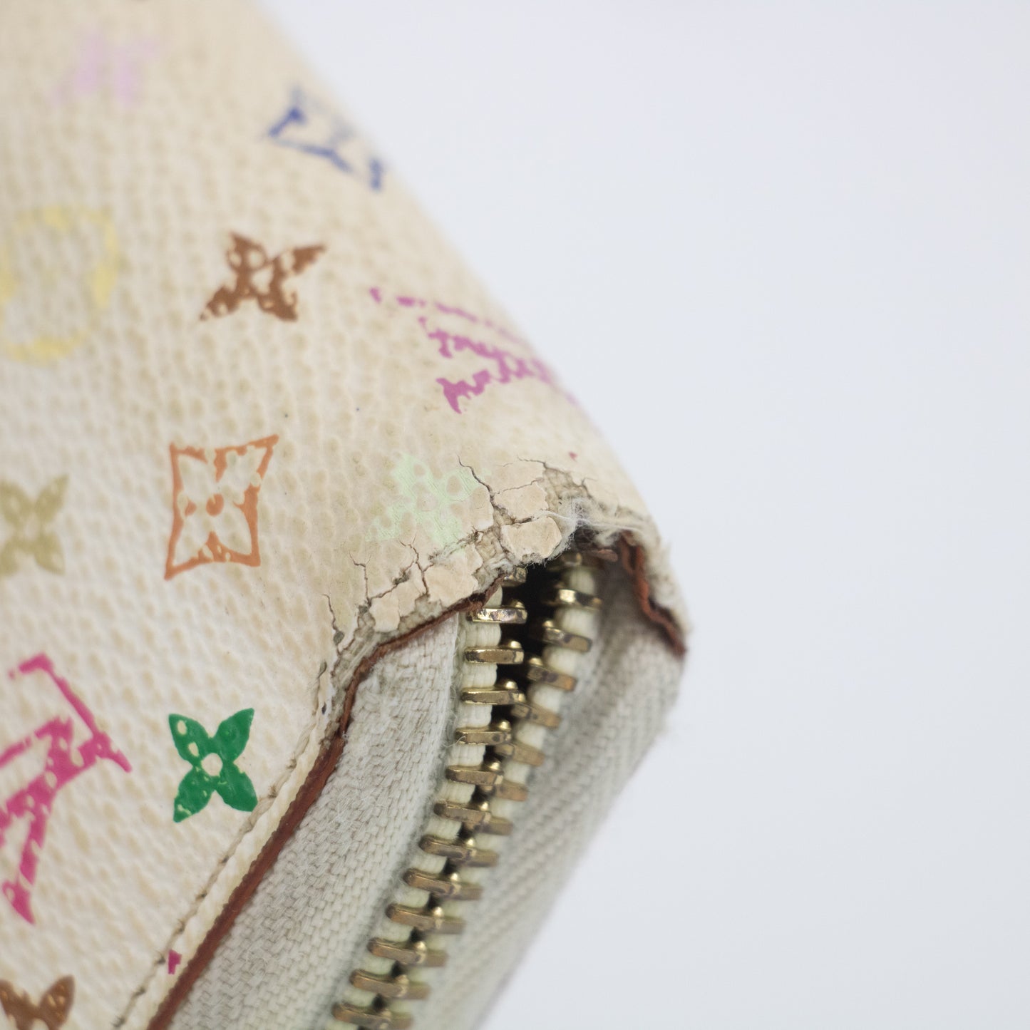 Louis Vuitton Mulicolor Zippy Wallet #2138