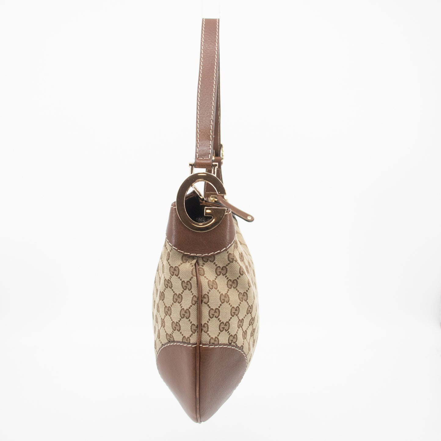Gucci GG Canvas Charlotte Zip Hobo Shoulder Bag #2182
