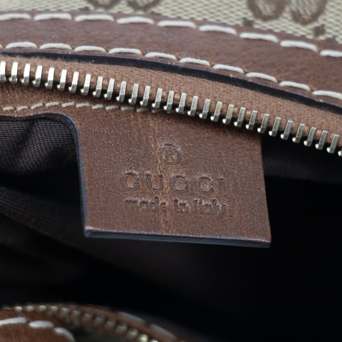 Gucci GG Canvas Charlotte Zip Hobo Shoulder Bag #2182