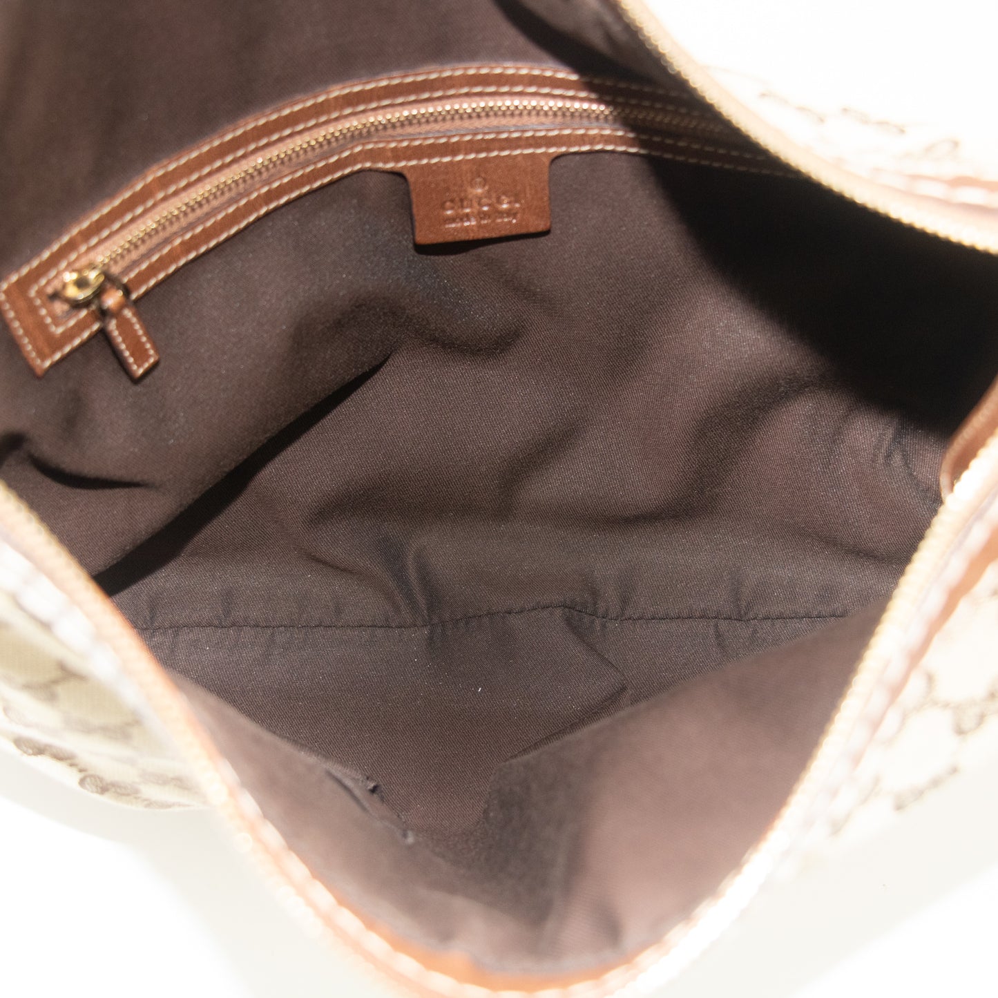 Gucci GG Canvas Charlotte Zip Hobo Shoulder Bag #2182
