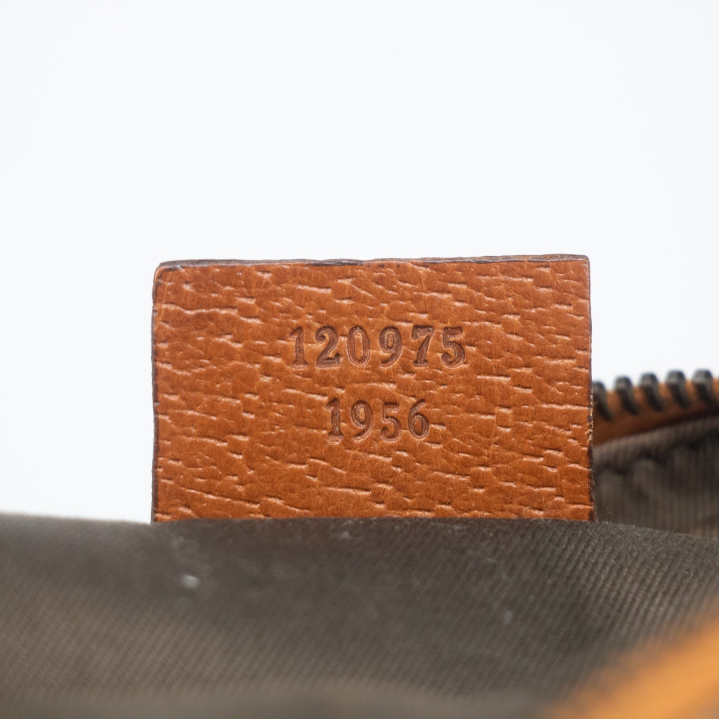 Gucci GG Canvas Brown w/ Orange Crossbody Pouch #2195