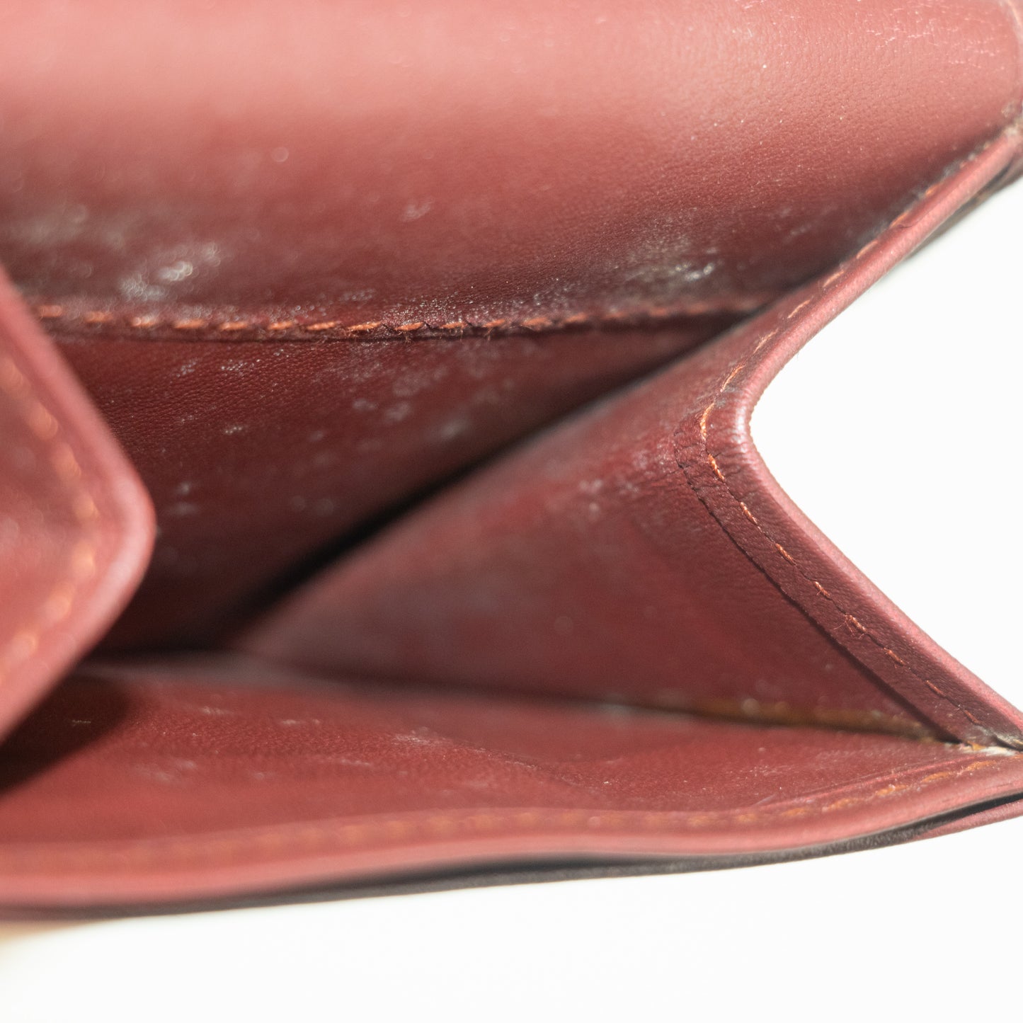 Cartier Red Leather Coin Pouch #2196