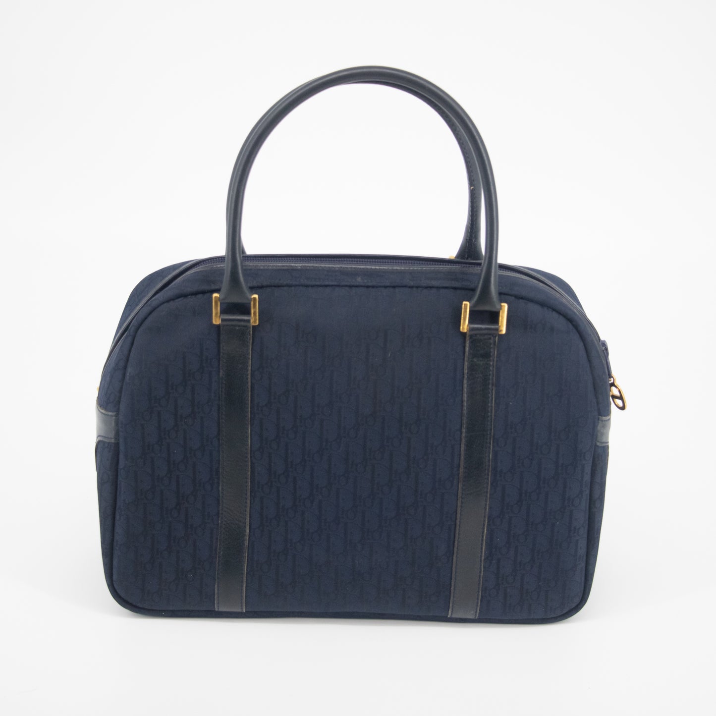 Christian Dior Trotter Canvas Diorissimo Top Handle Bag #2208