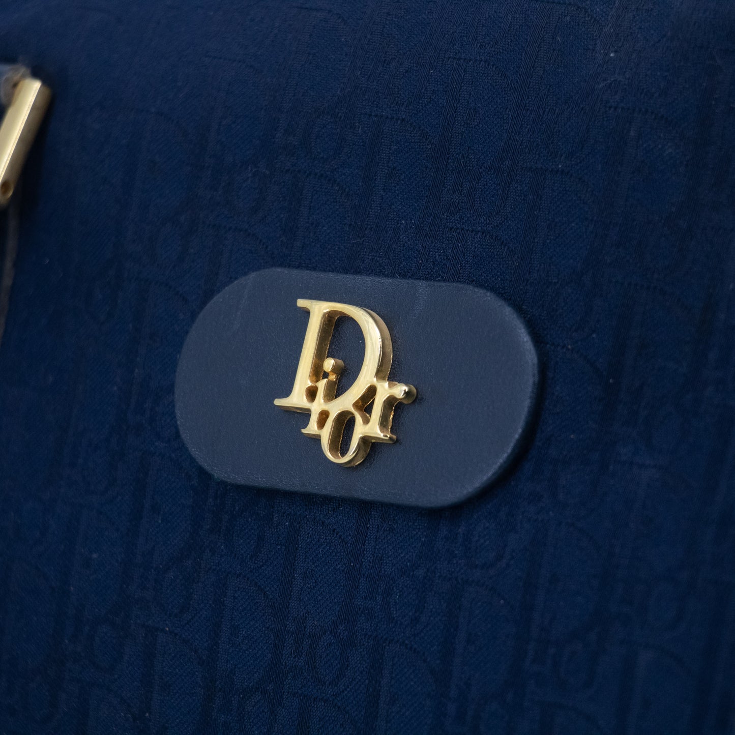 Christian Dior Trotter Canvas Diorissimo Top Handle Bag #2208