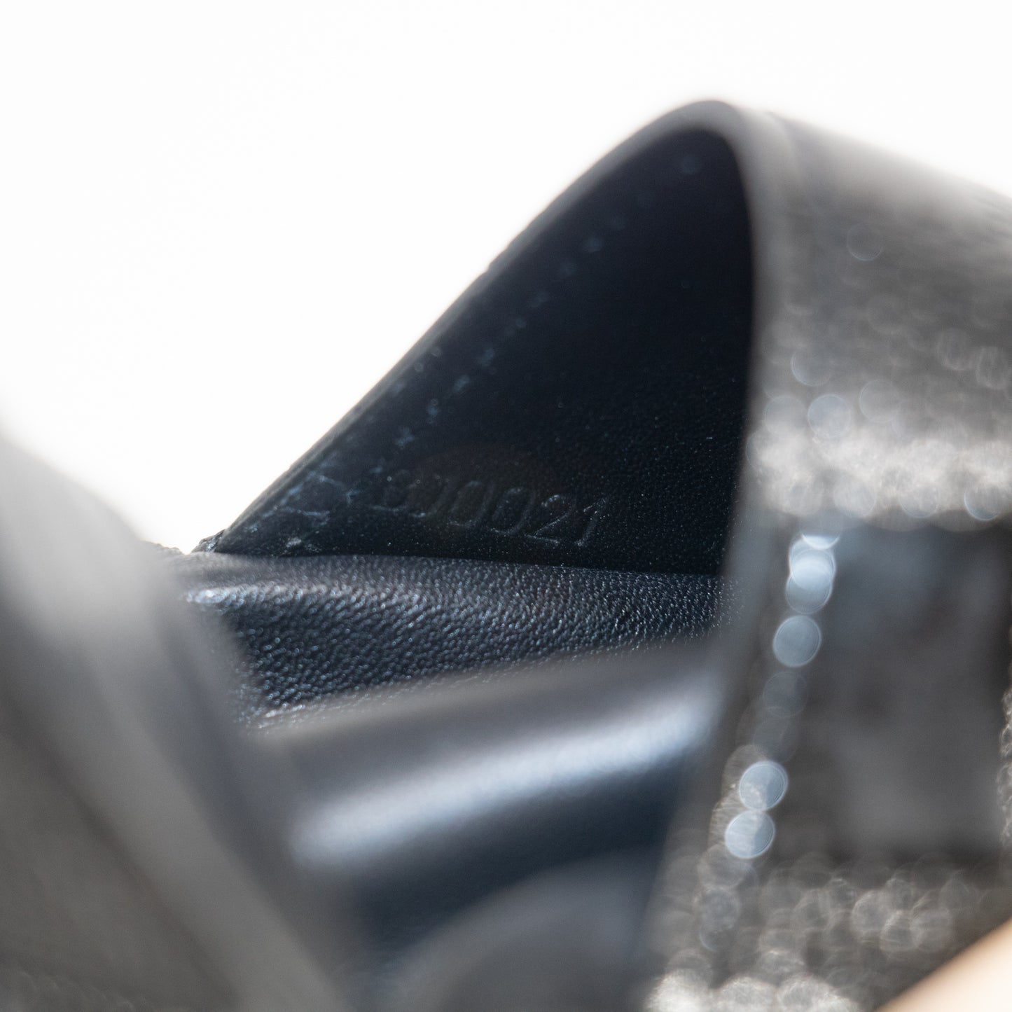 Louis Vuitton Black Vernis Checkered Compact Wallet #2217