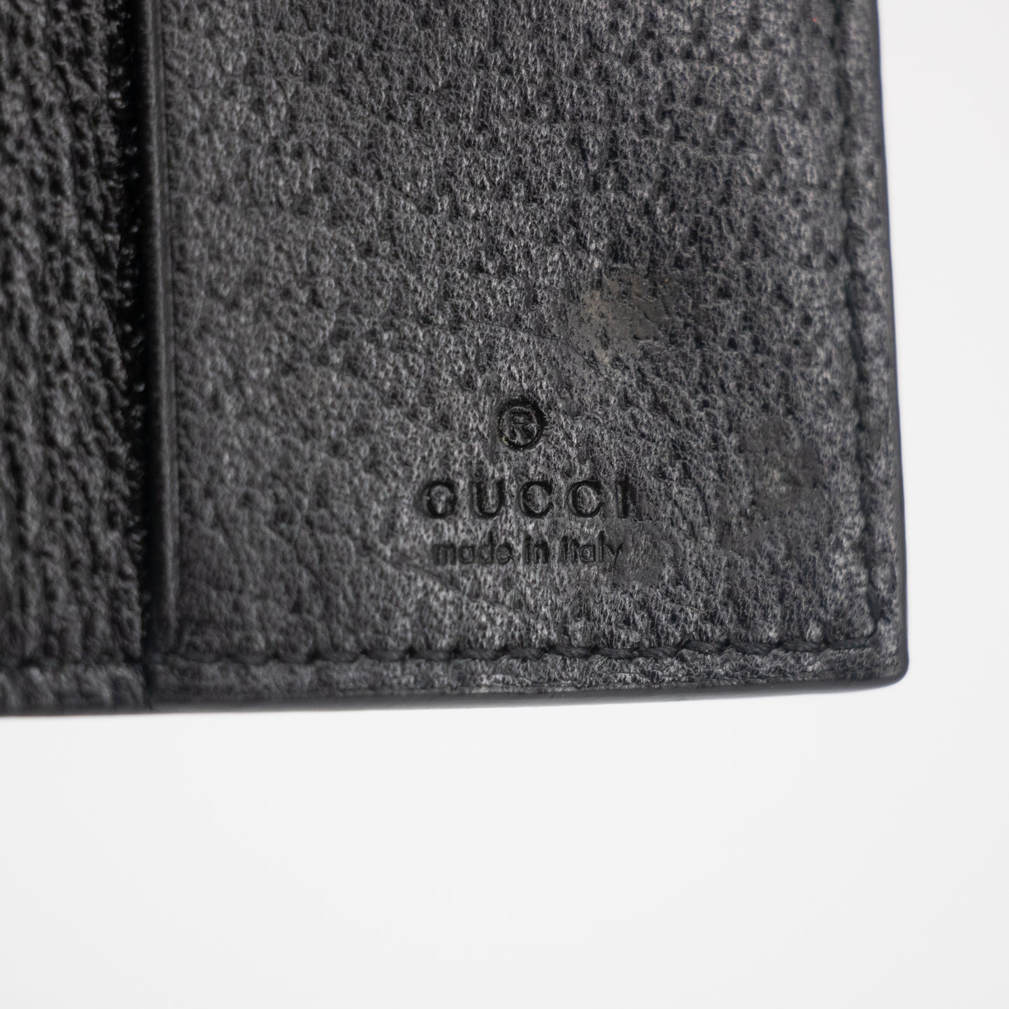Gucci Leather Bee Gold Star Key Holder #2219