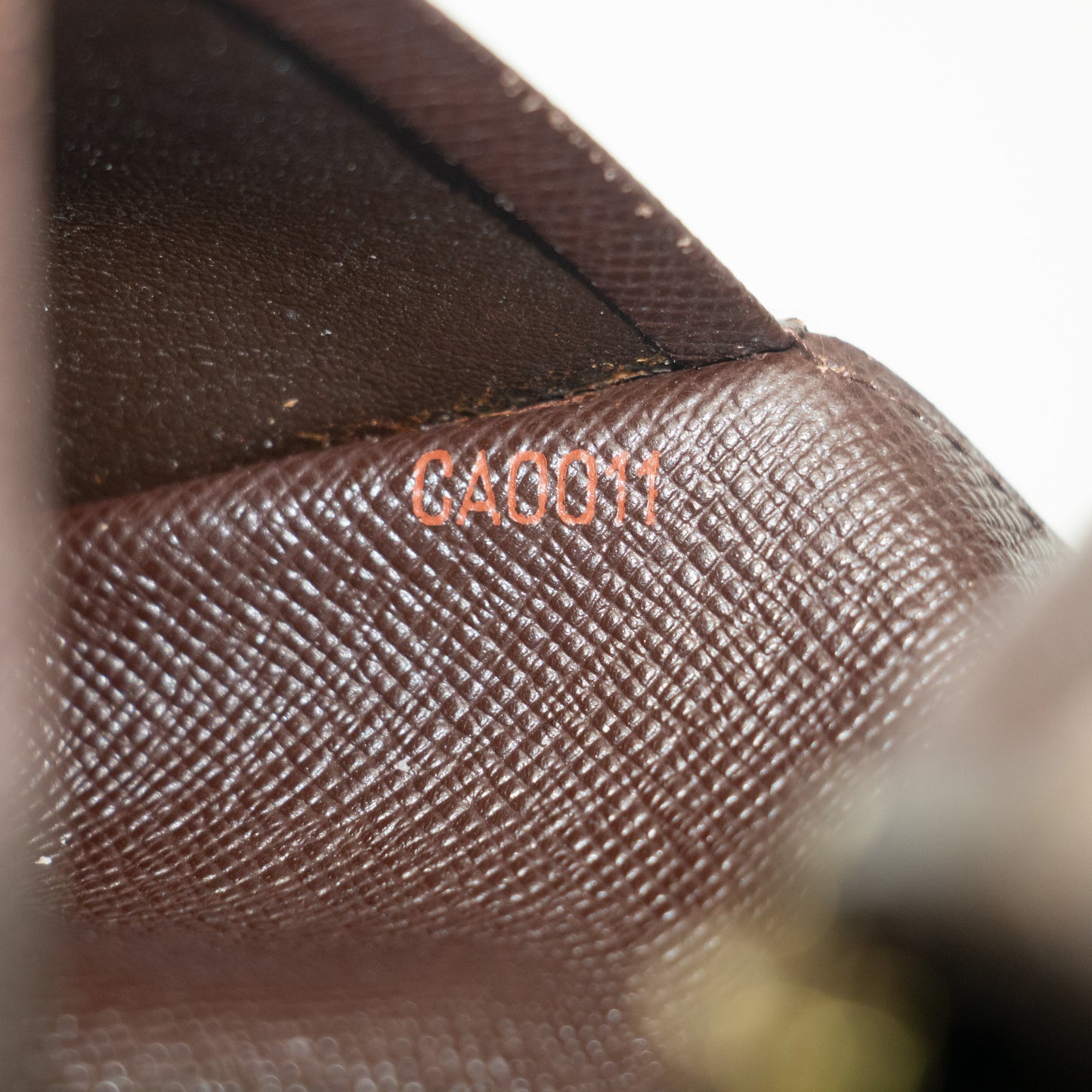 Louis Vuitton Damier Ebene Porte Monnaie Tresor Wallet #2223