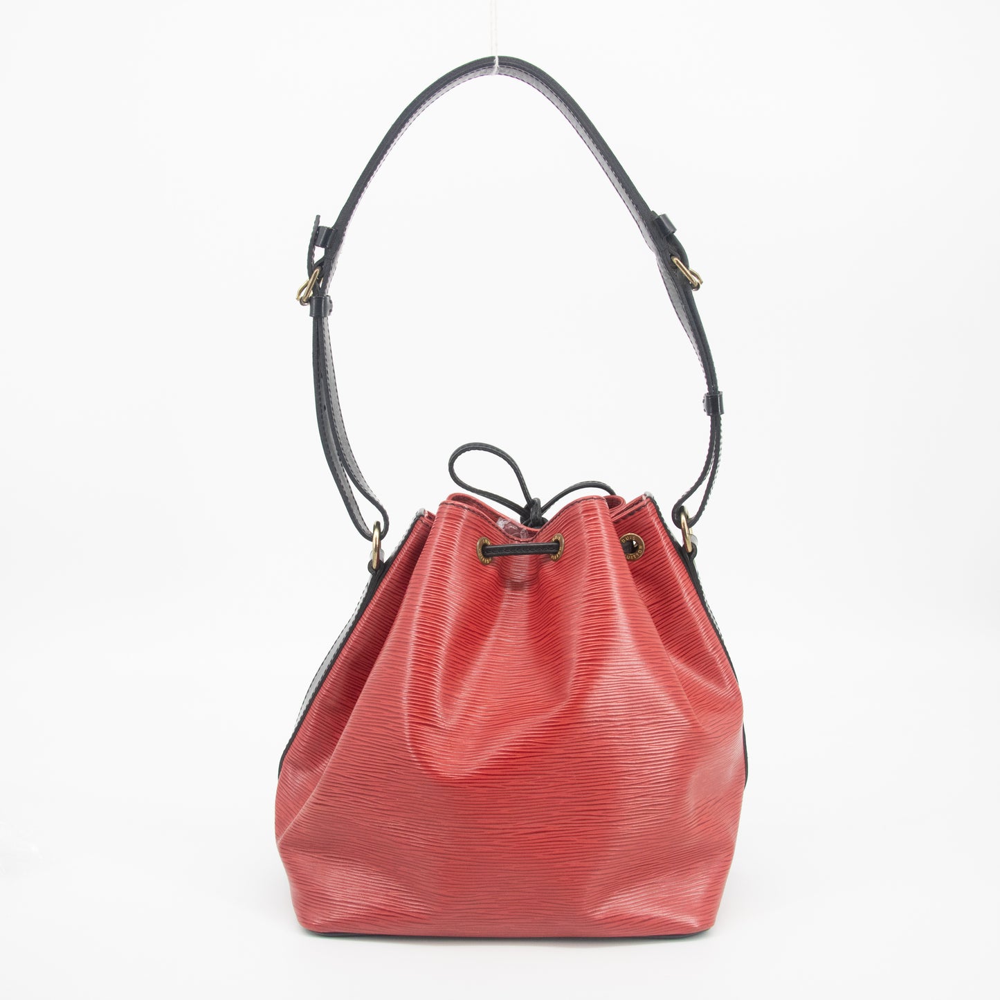 Louis Vuitton Red Epi Leather Petite Noe Shoulder Bag #2229