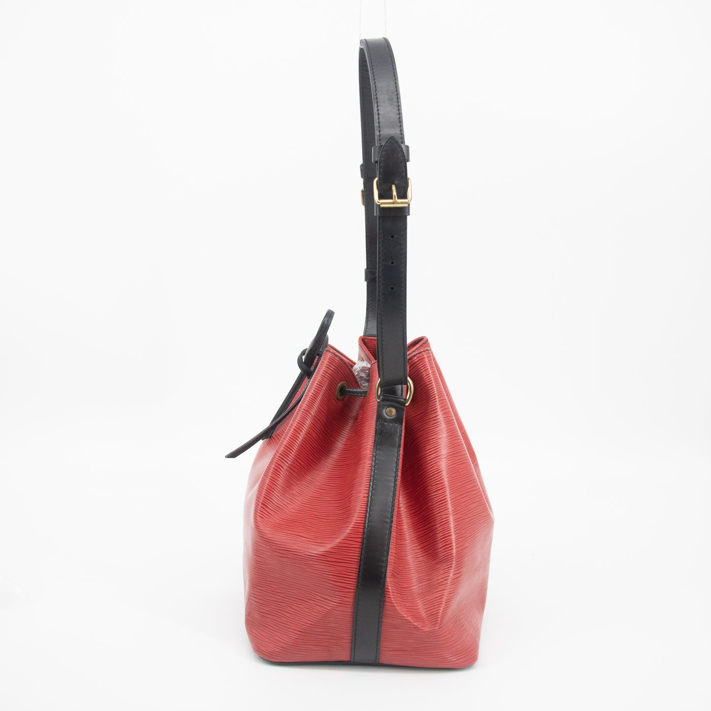 Louis Vuitton Red Epi Leather Petite Noe Shoulder Bag #2229