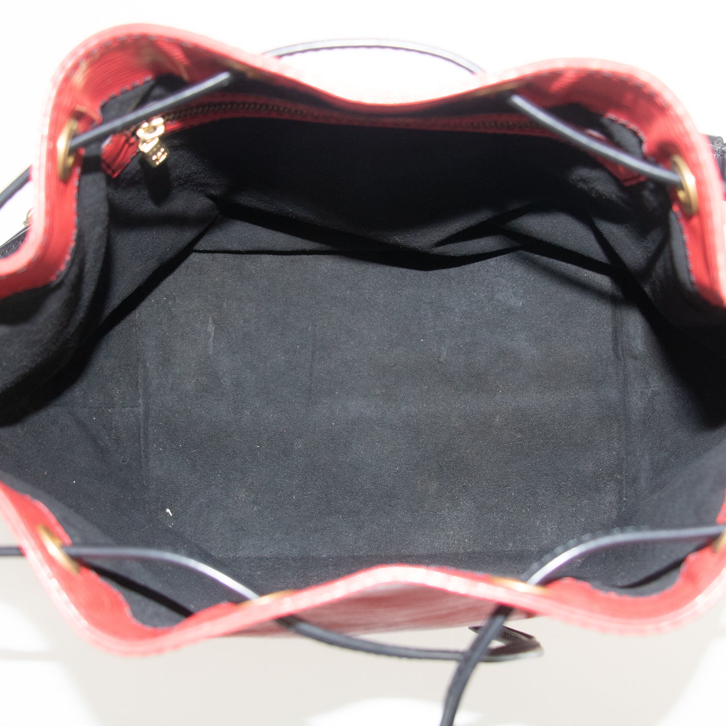 Louis Vuitton Red Epi Leather Petite Noe Shoulder Bag #2229