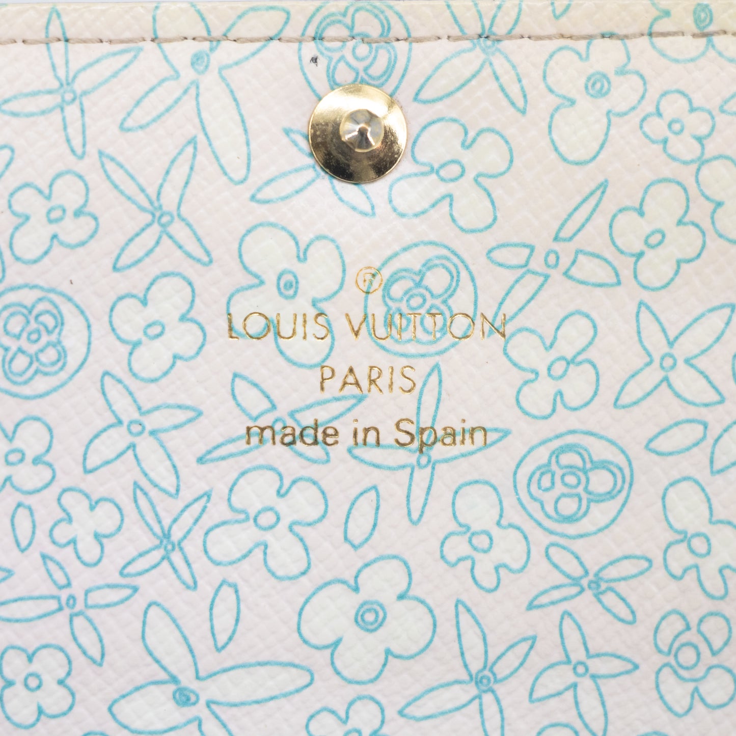 Louis Vuitton Monogram Fleuri Portefeuille Sarah Wallet #2242