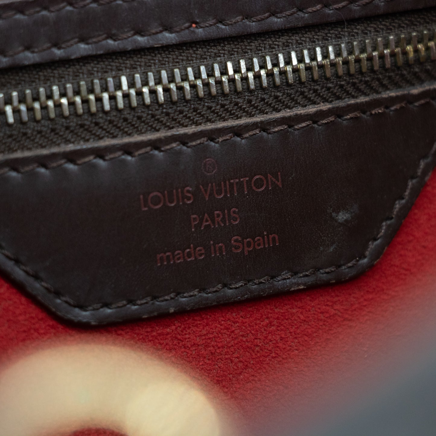 Louis Vuitton Damier Ebene Hampstead PM Tote Bag #2253