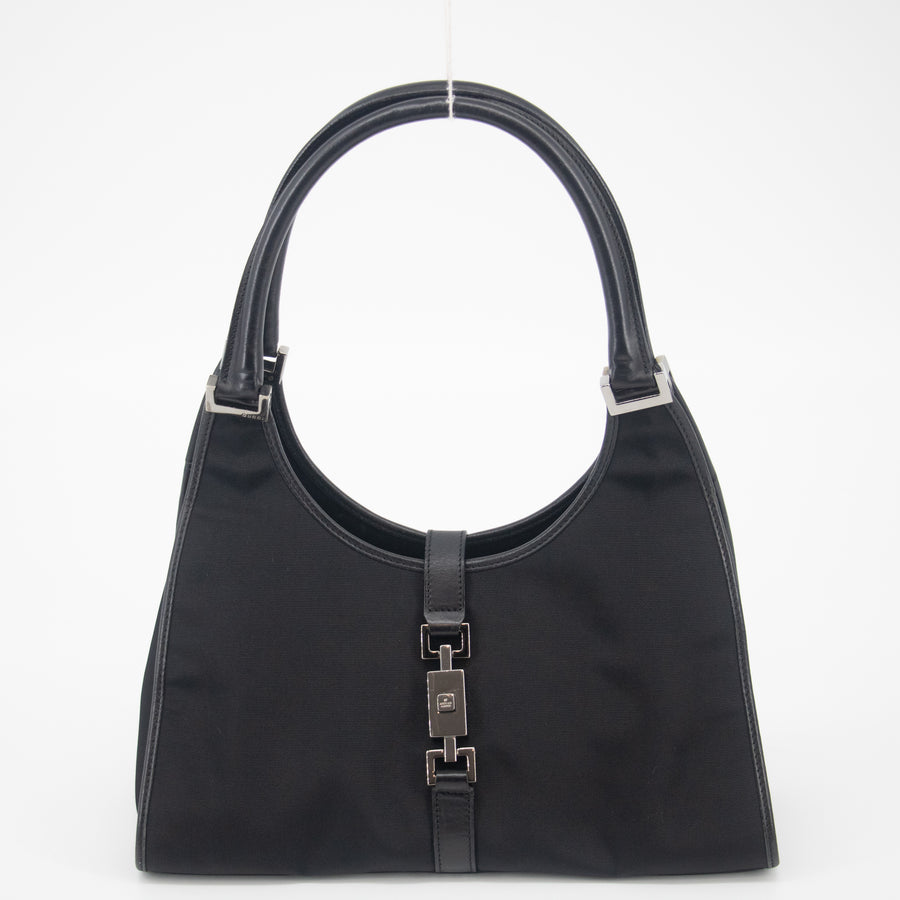 Gucci Black Nylon Jackie Shoulder Bag #2259