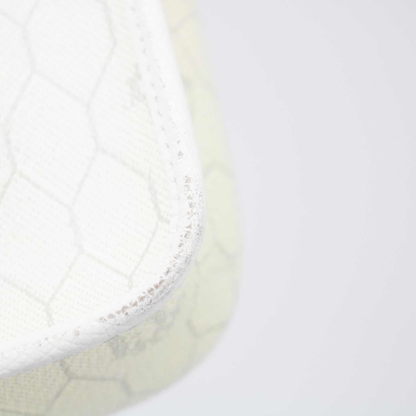 Christian Dior White Honeycomb Pattern Crossbody Bag #2260
