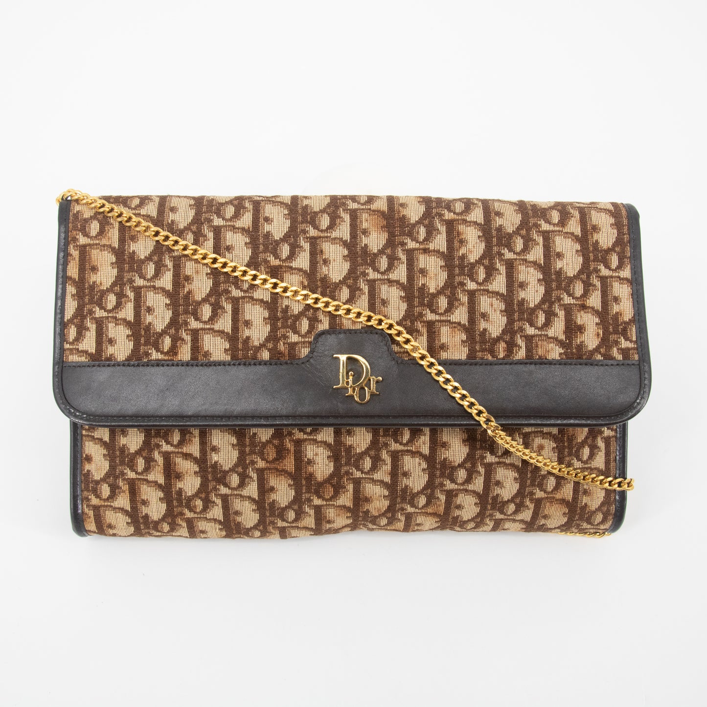 Christian Dior Trotter Burgundy Canvas Crossbody Bag #2262