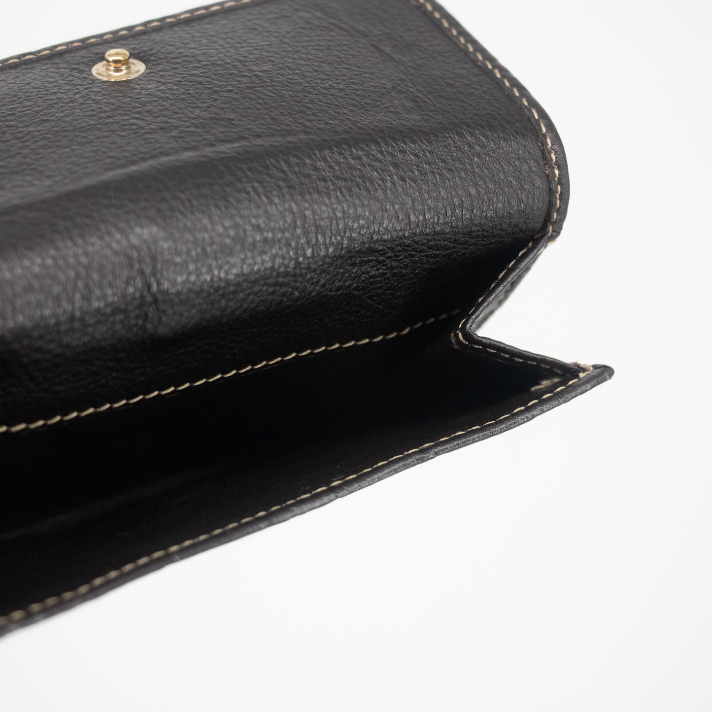 Gucci Black Guccisima Leather Compact Wallet #2284