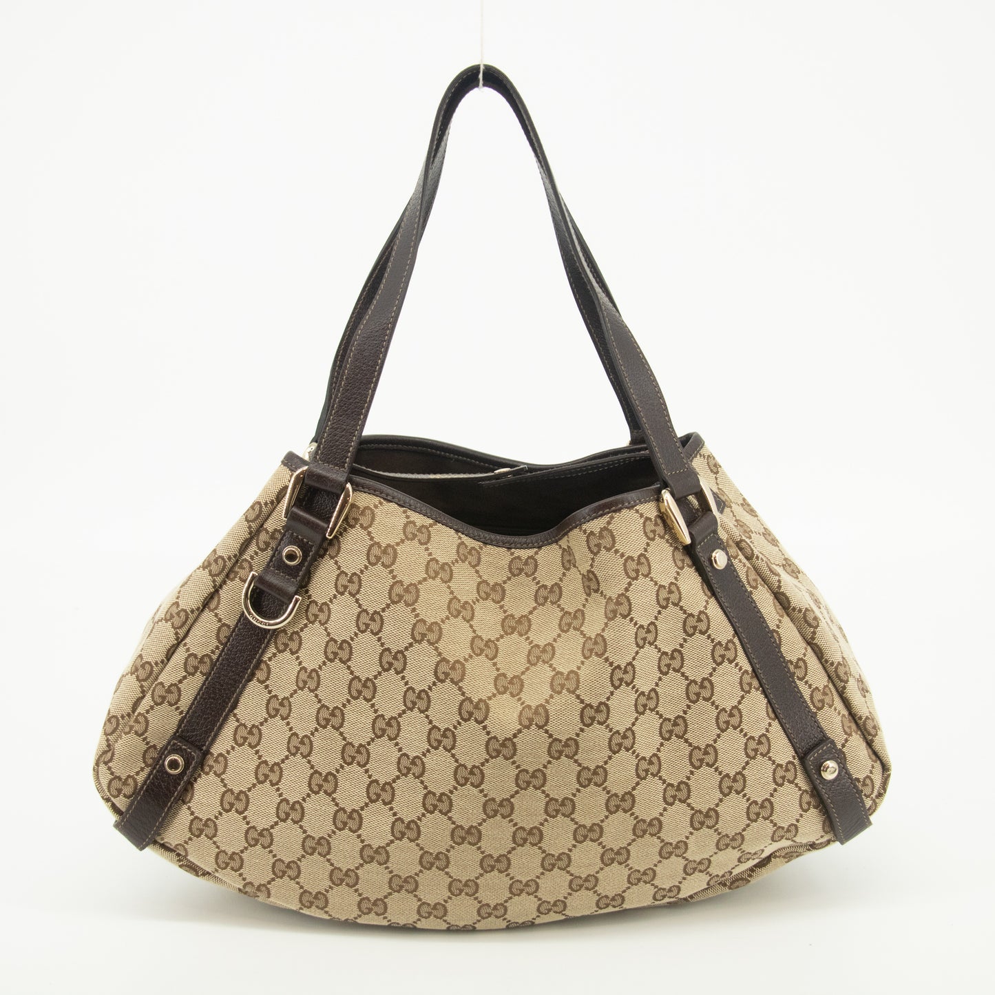 Gucci GG Canvas Brown Abbey Shoulder Bag #2302