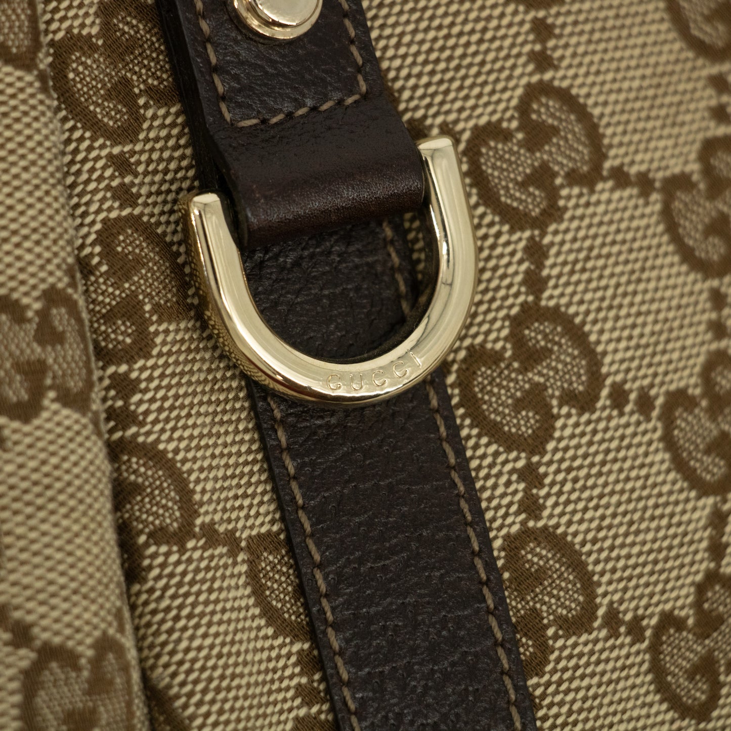 Gucci GG Canvas Brown Abbey Shoulder Bag #2302