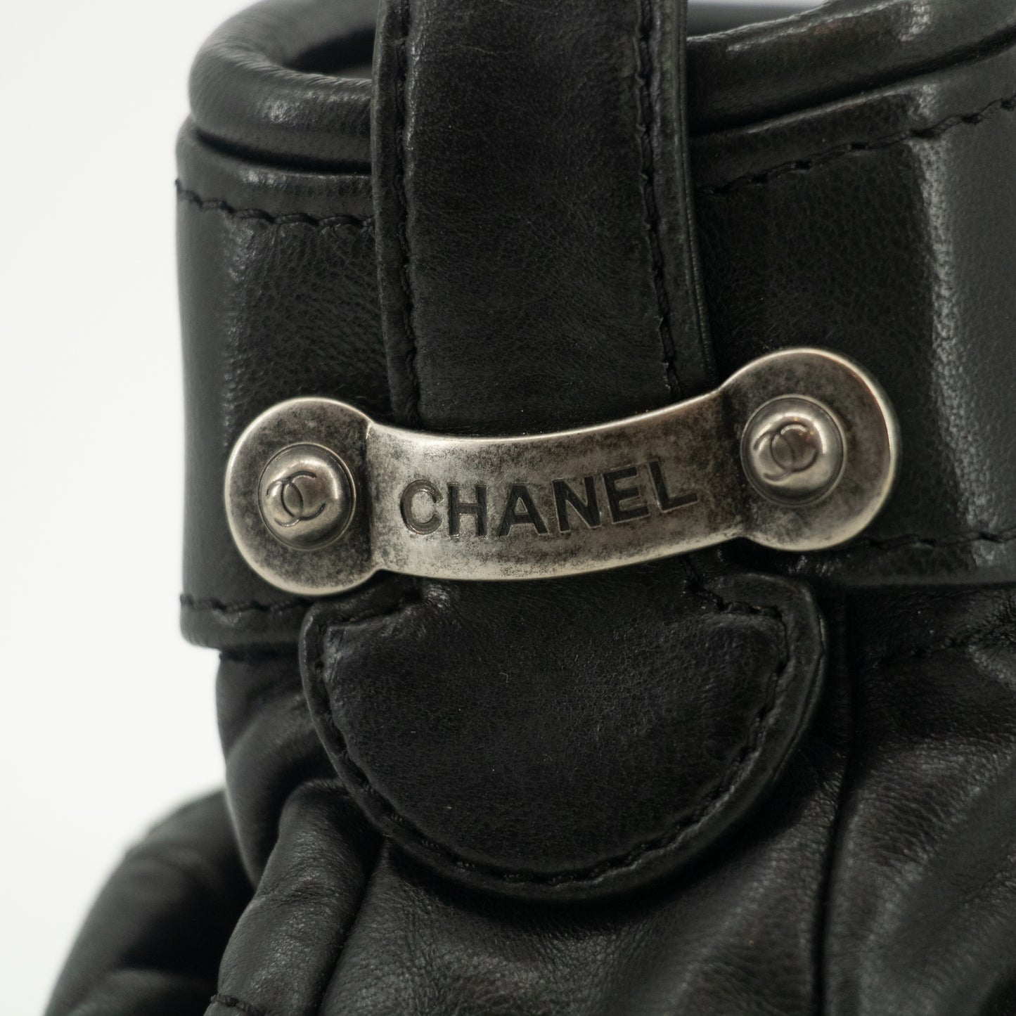 Chanel Lambskin Litz One Handle Shoulder Bag #2305