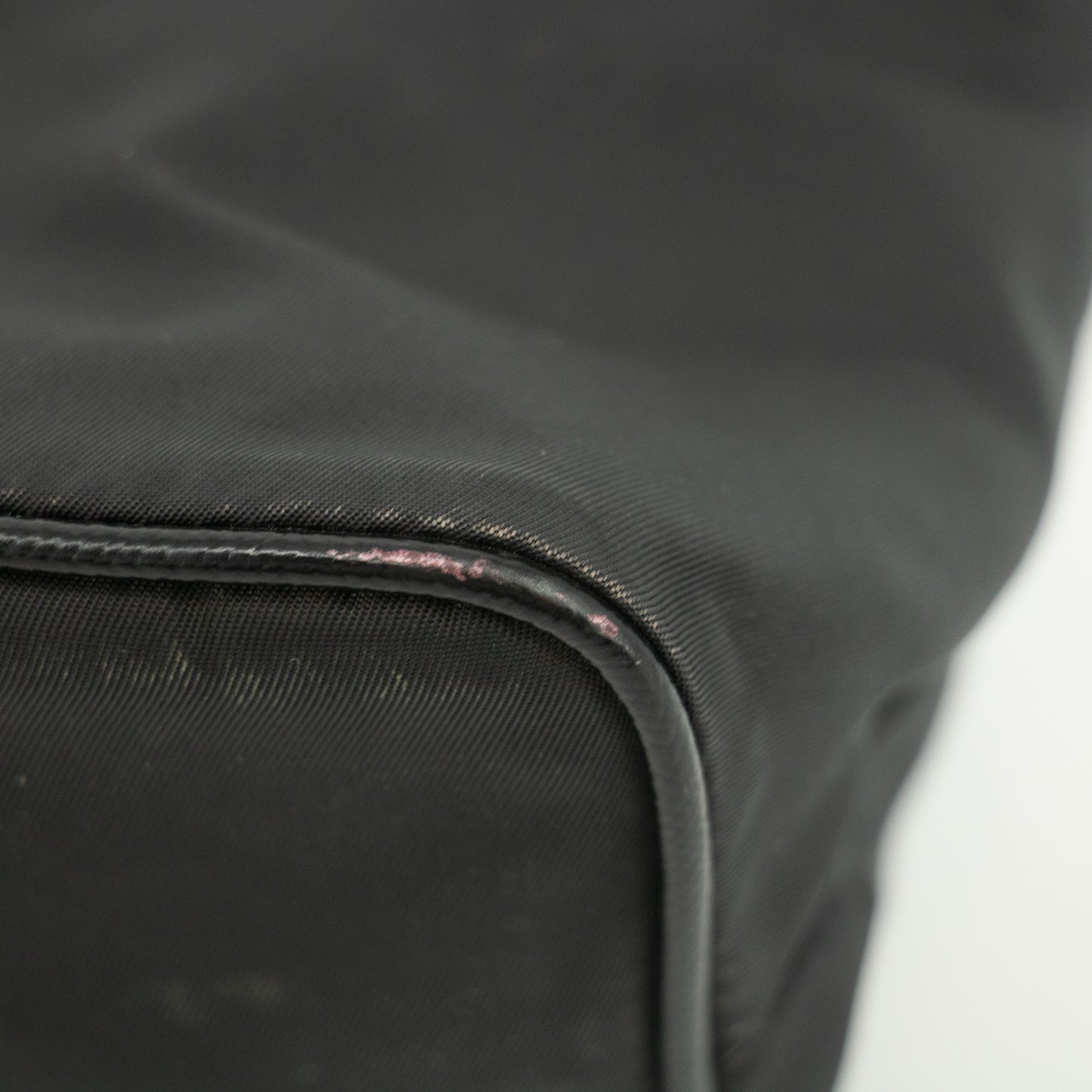 Prada Black Nylon Tessuto Pochette Bag #2308