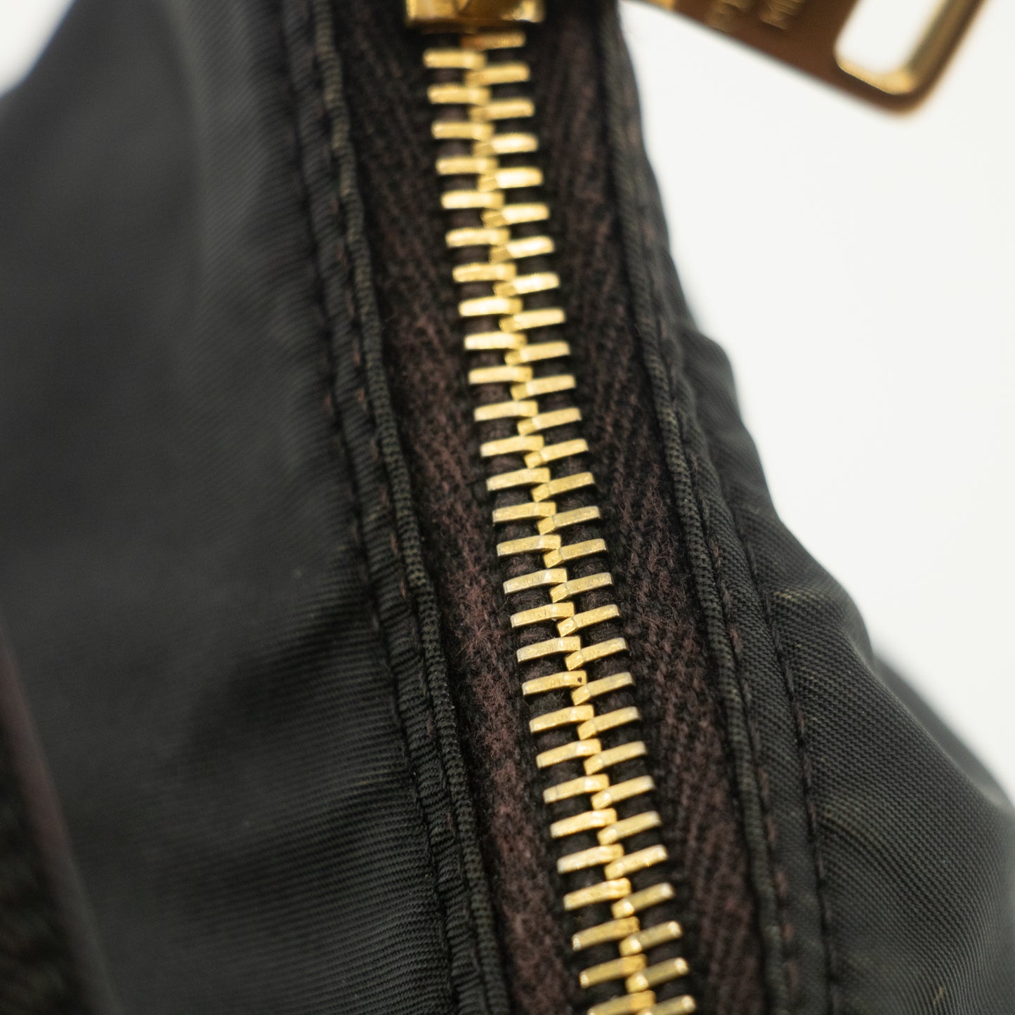 Prada Black Nylon Tessuto Pochette Bag #2308